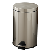 Poubelle à pédale chrome 12L