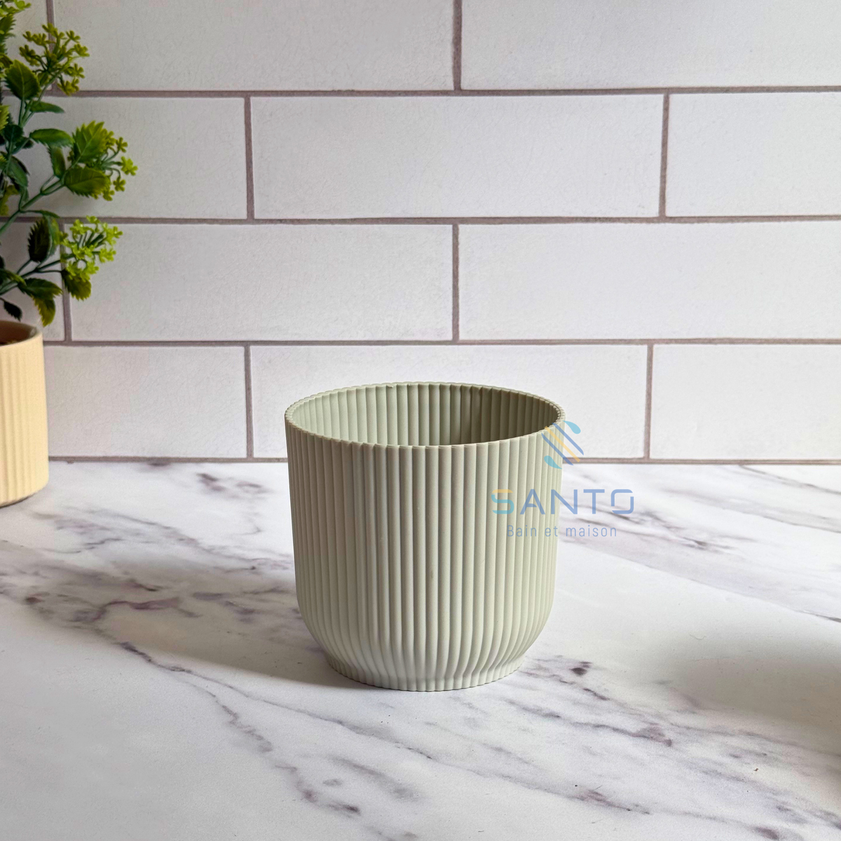 Pot multifonction en plastique rond