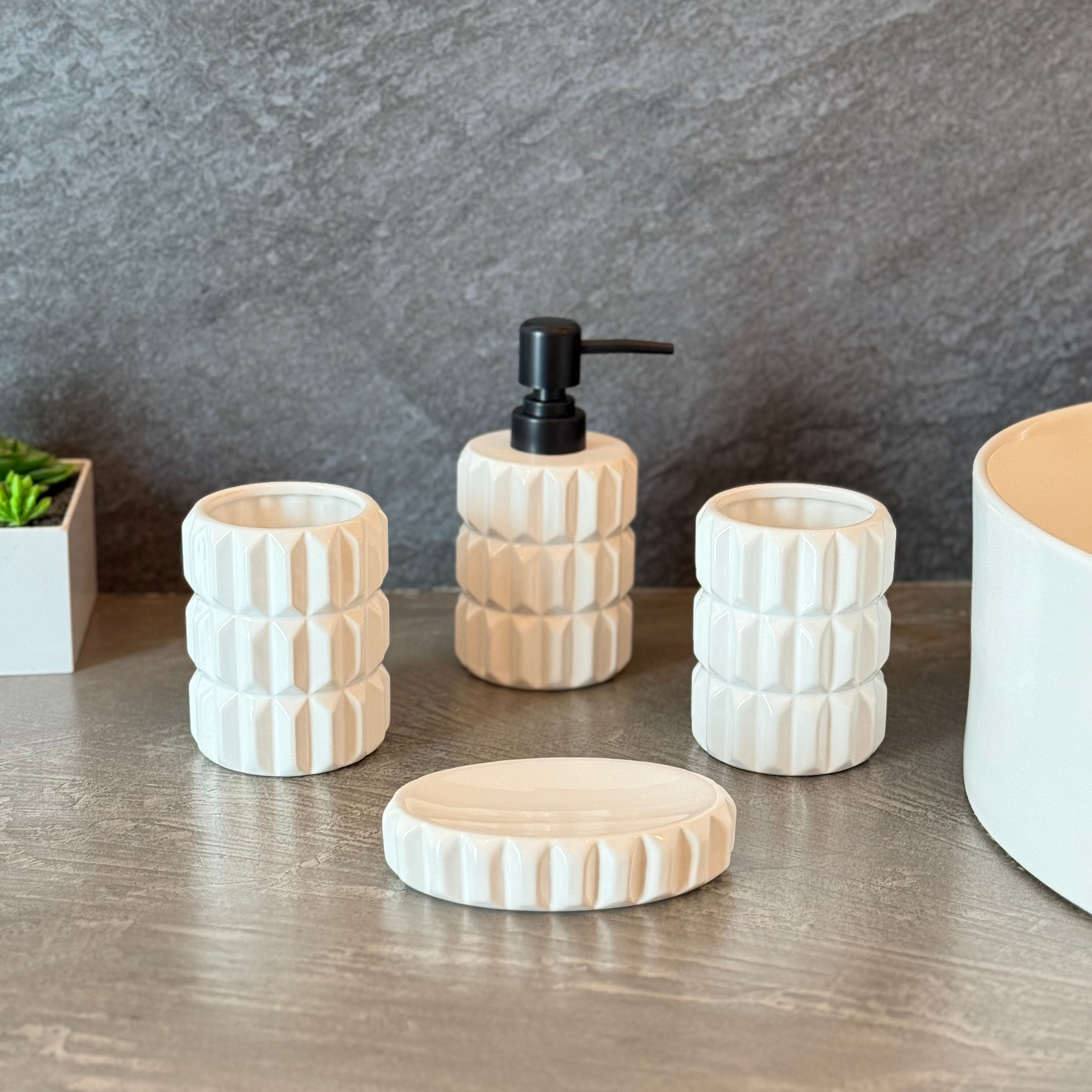 Accessoires Salle de Bain 4 pièces