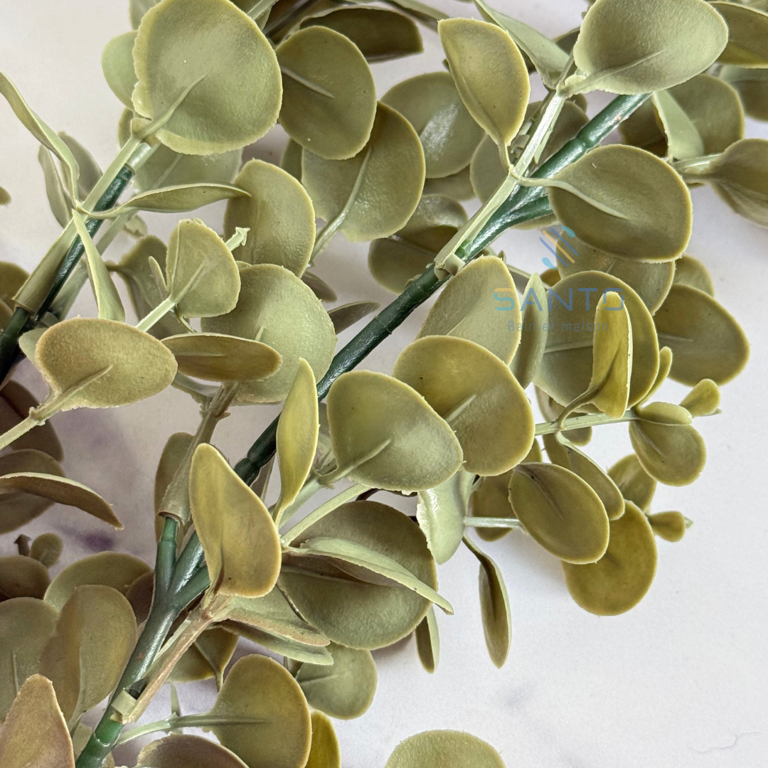 Fleur artificielle feuillage vert