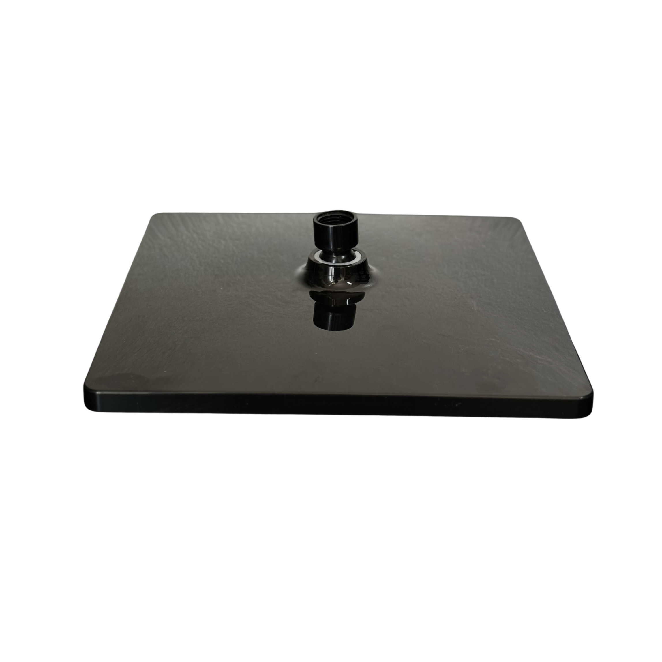 Pomme de douche carrée noire