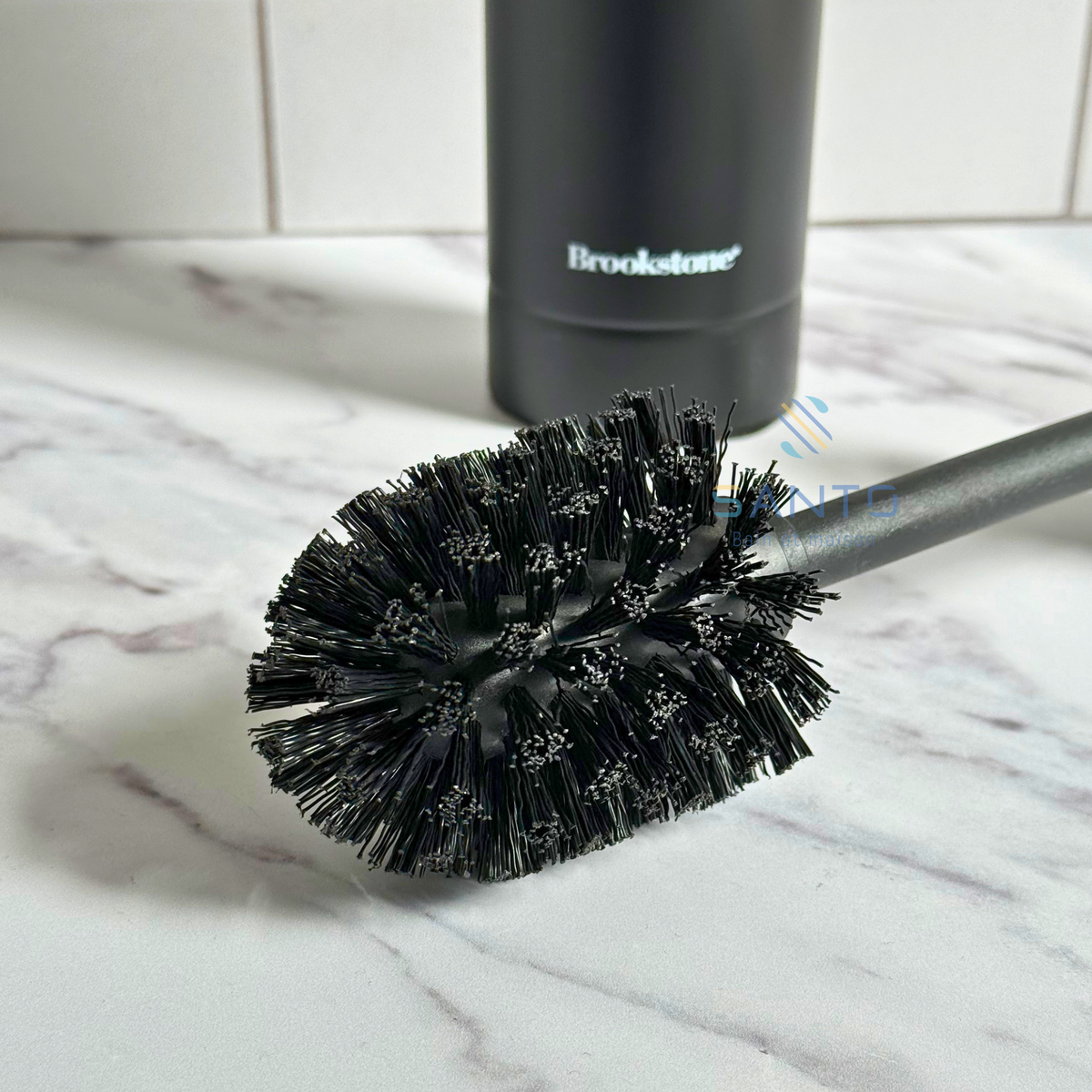 Porte-brosse WC noire