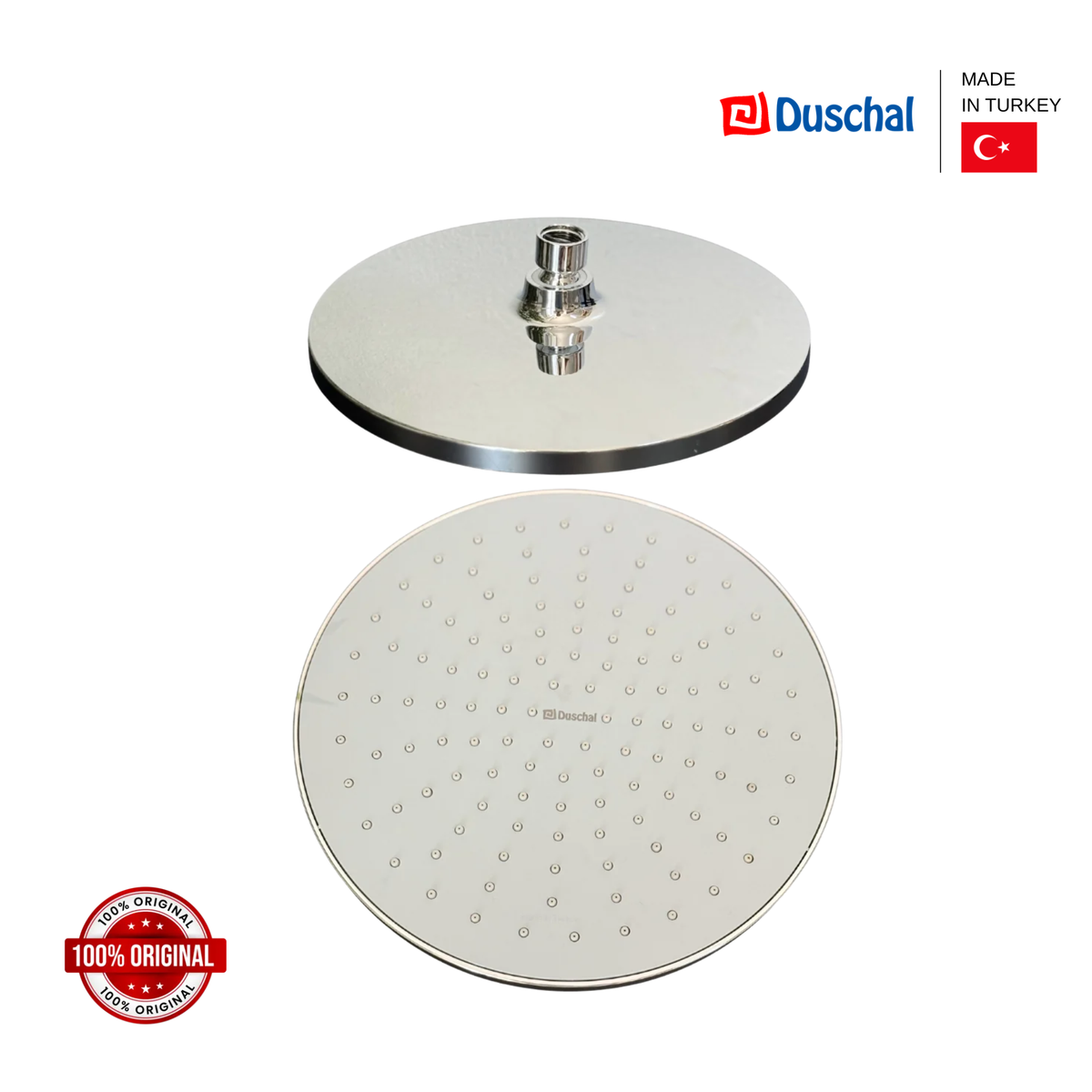 Pomme de douche ronde chrome
