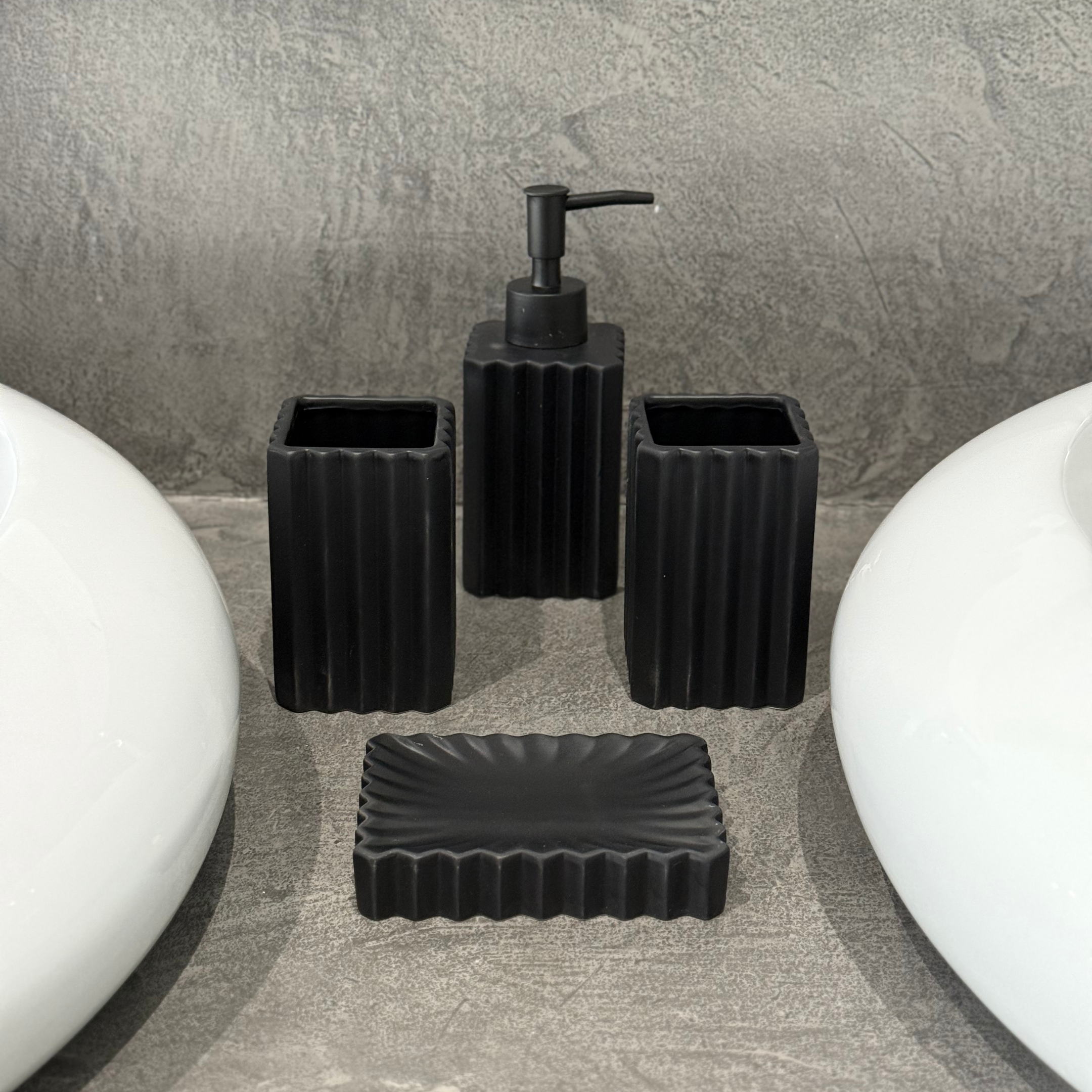 Accessoires Salle de Bain 4 pièces