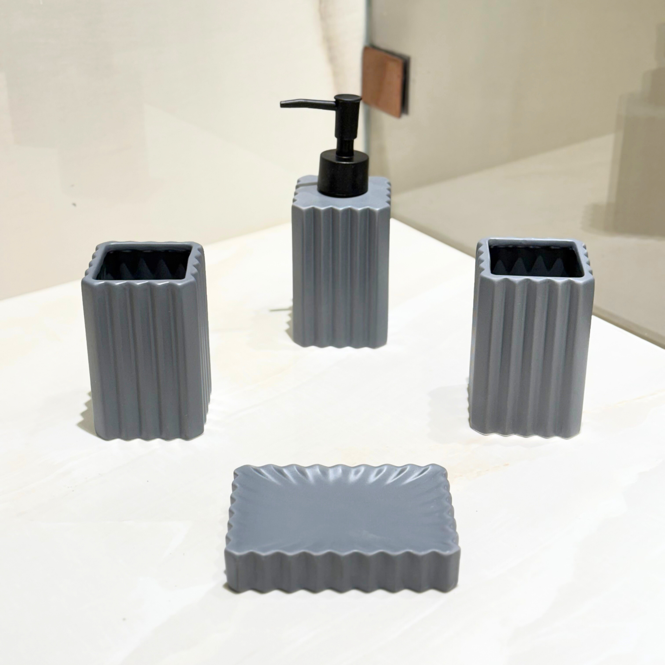 Accessoires Salle de Bain 4 pièces