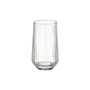 Petit vase en verre transparent