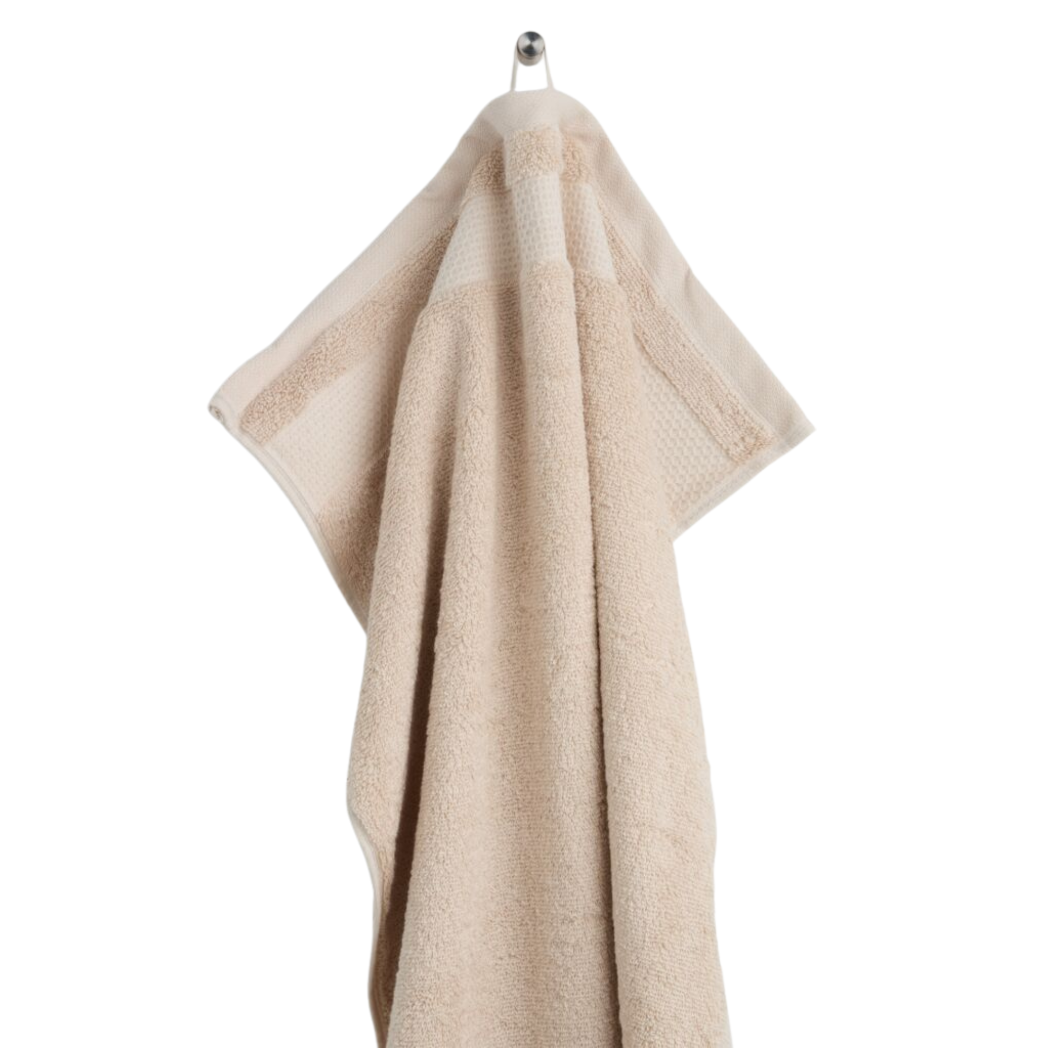 Serviette de toilette 50x100 cm beige sable