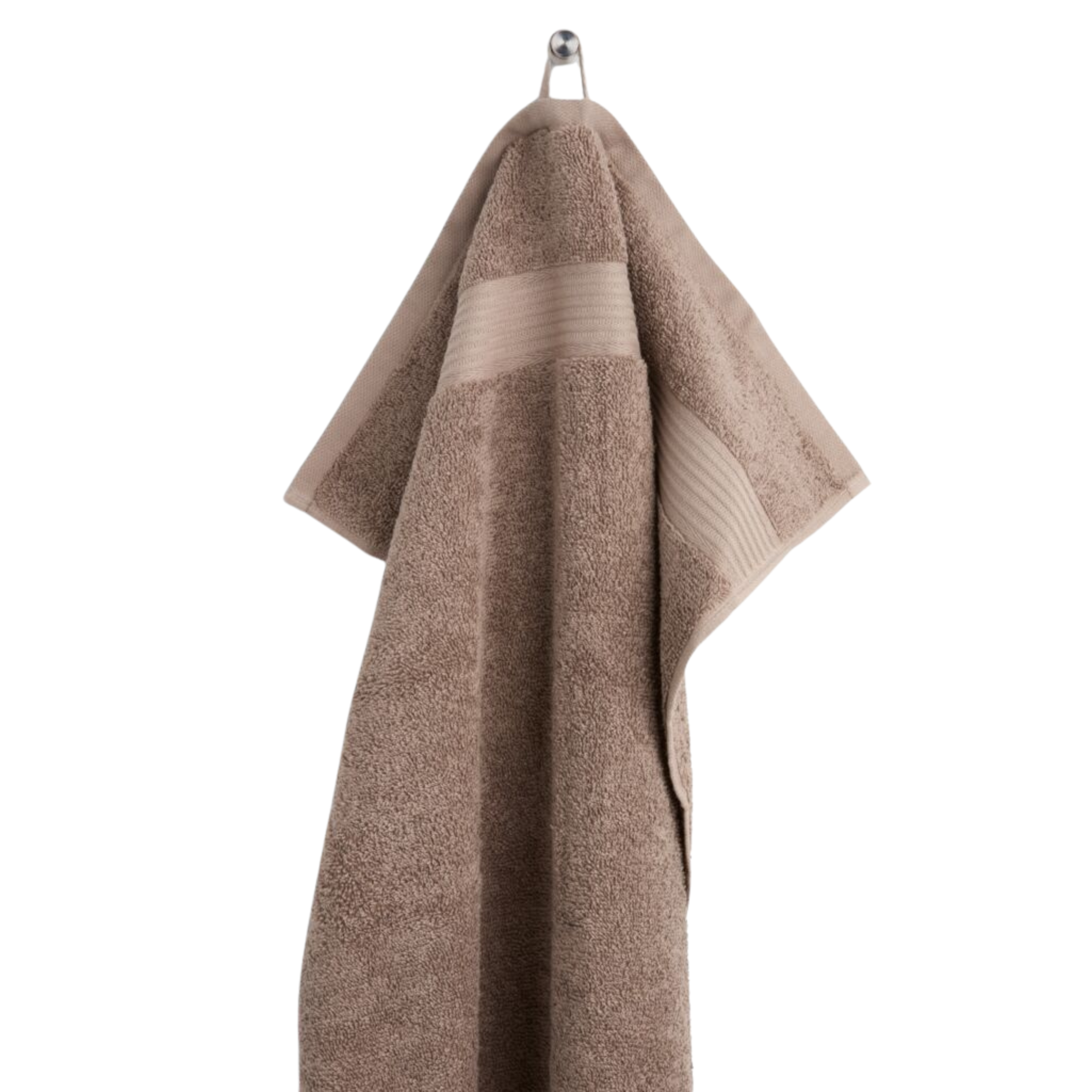 Serviette de douche 100x150 cm marron