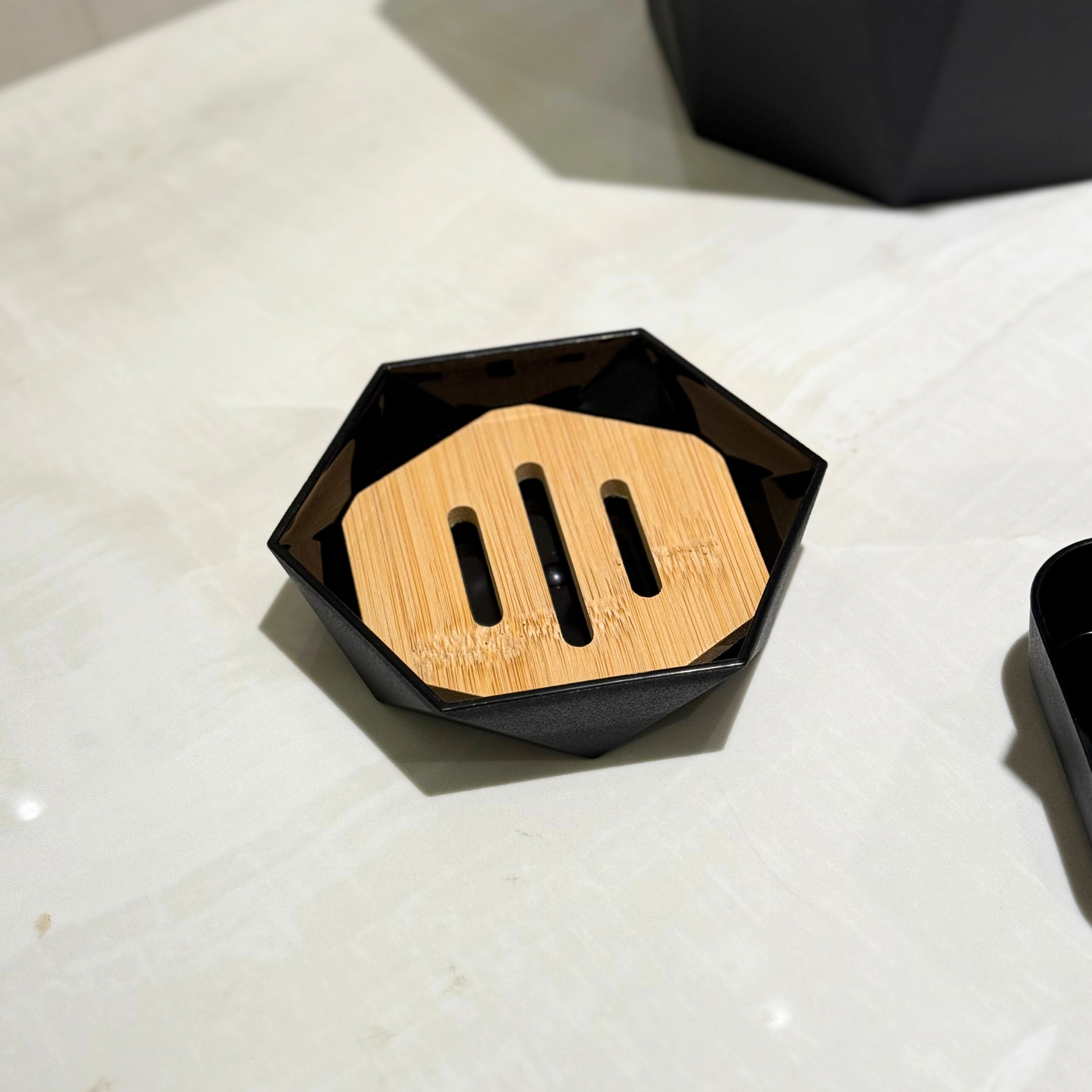 Ensemble D'accessoires de Salle de Bain de 7 Pièces Avec Poubelle