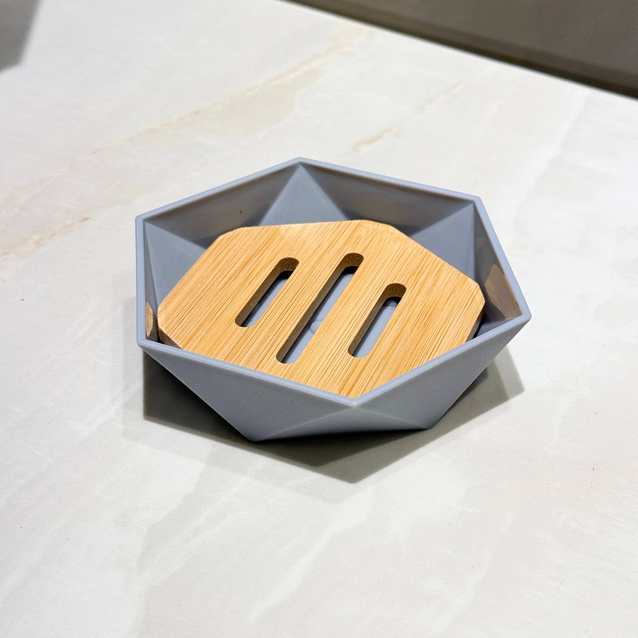 Ensemble D'accessoires de Salle de Bain de 7 Pièces Avec Poubelle