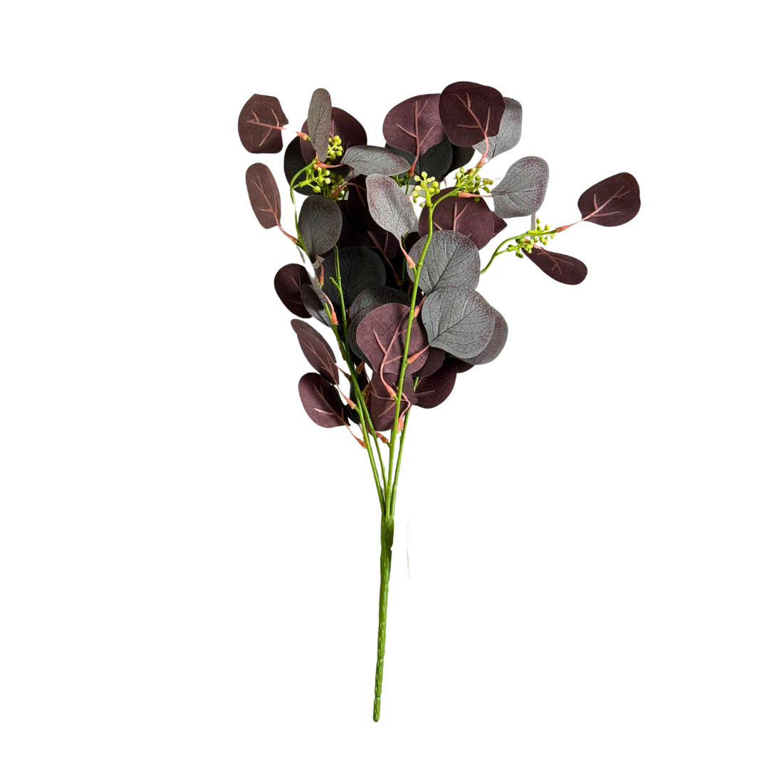Fleur artificielle feuillage violet
