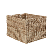 Panier de rangement naturel en fibre naturelle