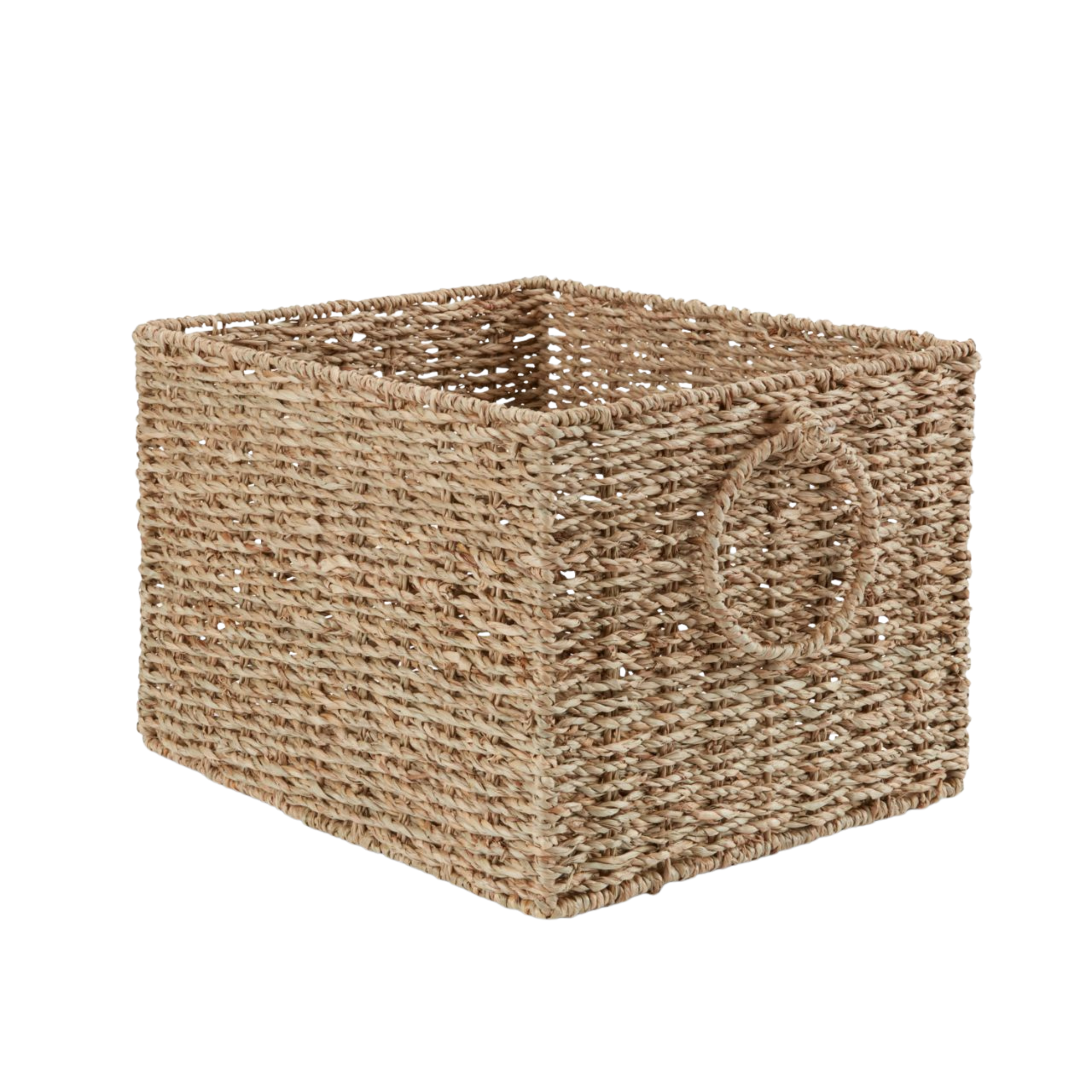 Panier de rangement naturel en fibre naturelle