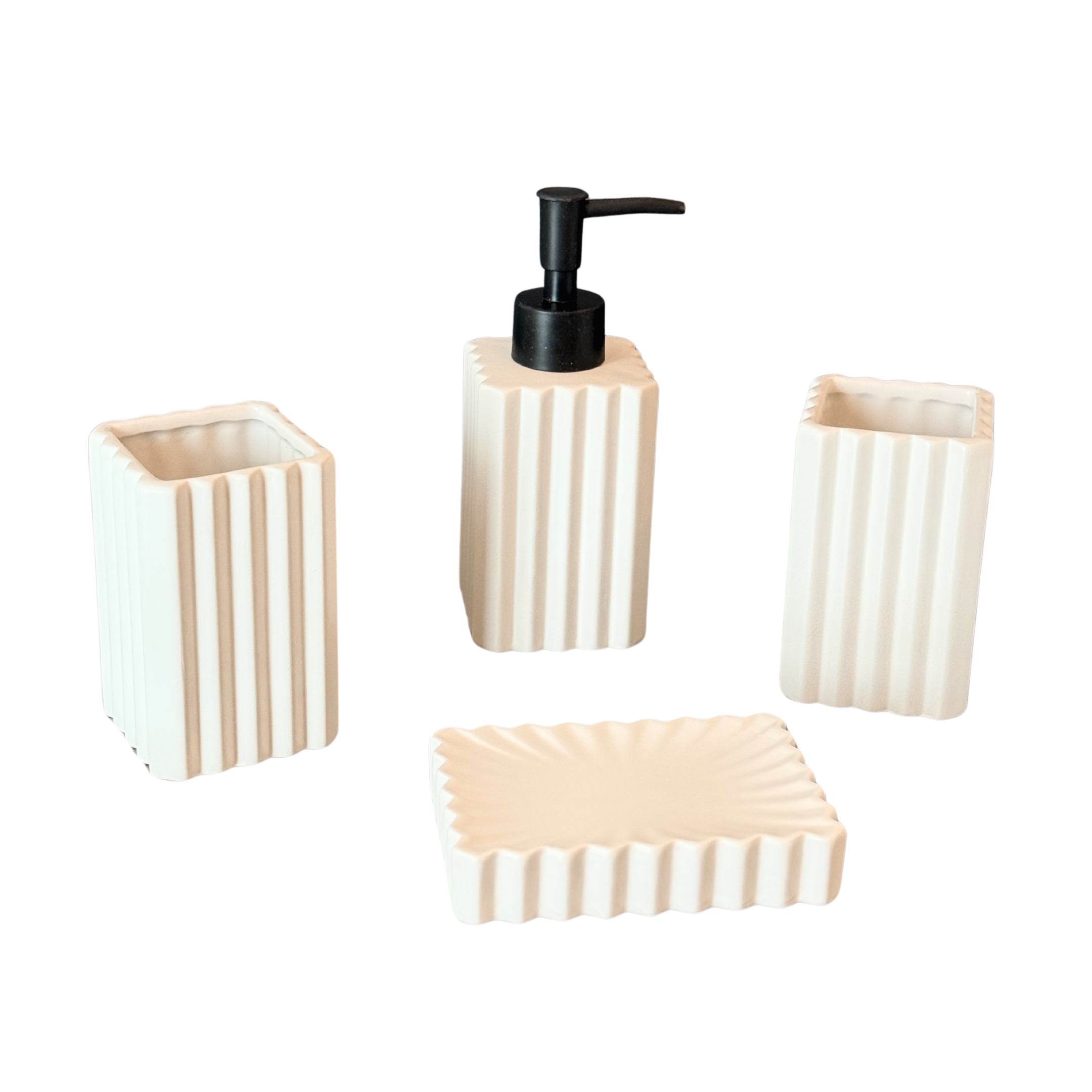 Accessoires Salle de Bain 4 pièces