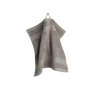 Serviette carrée visage 28x30 cm gris