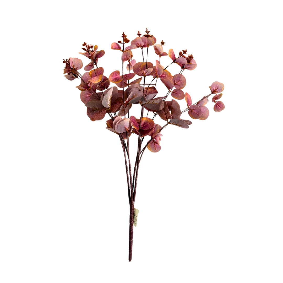 Fleur artificielle feuillage rose