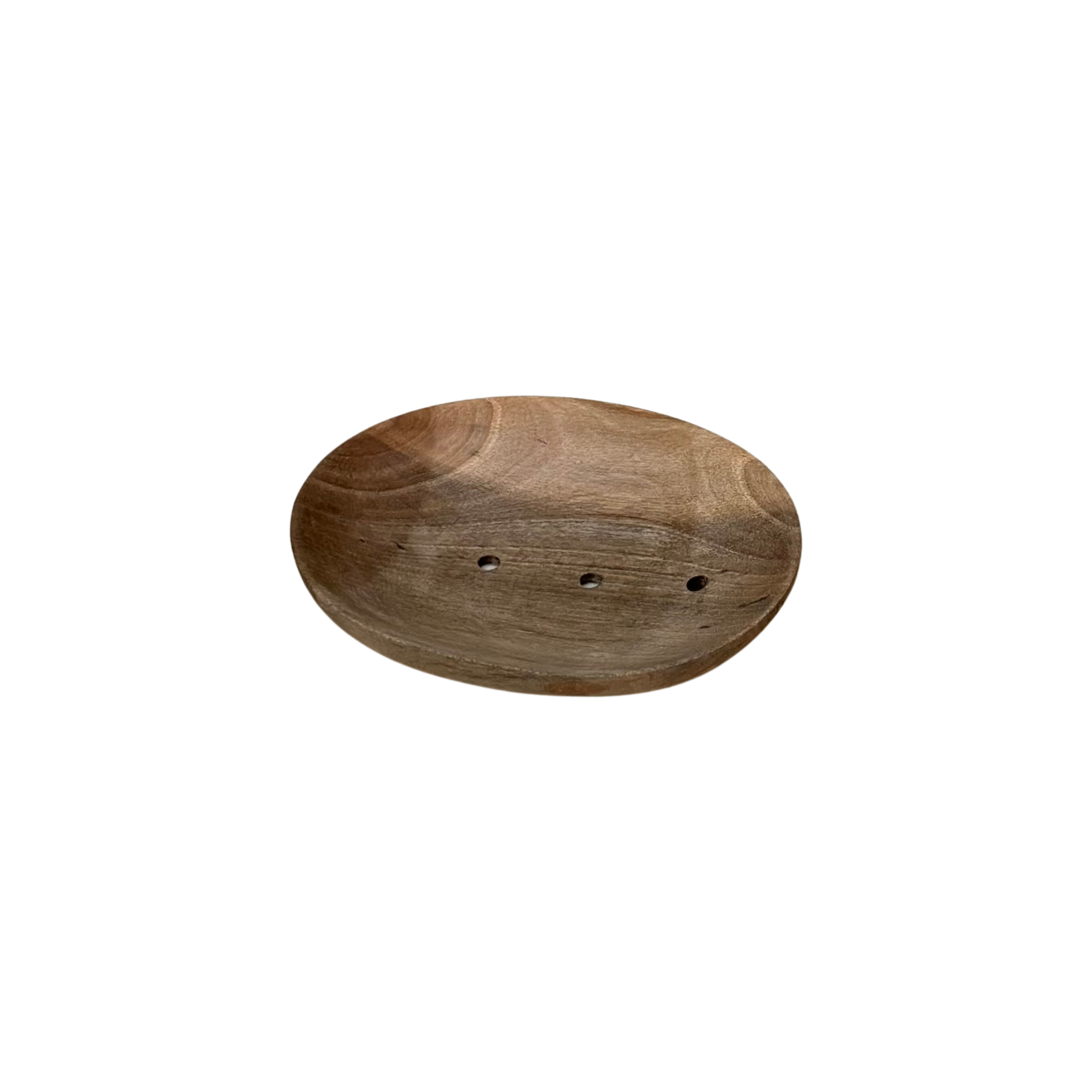 Porte savon artisanal en bois de noyer