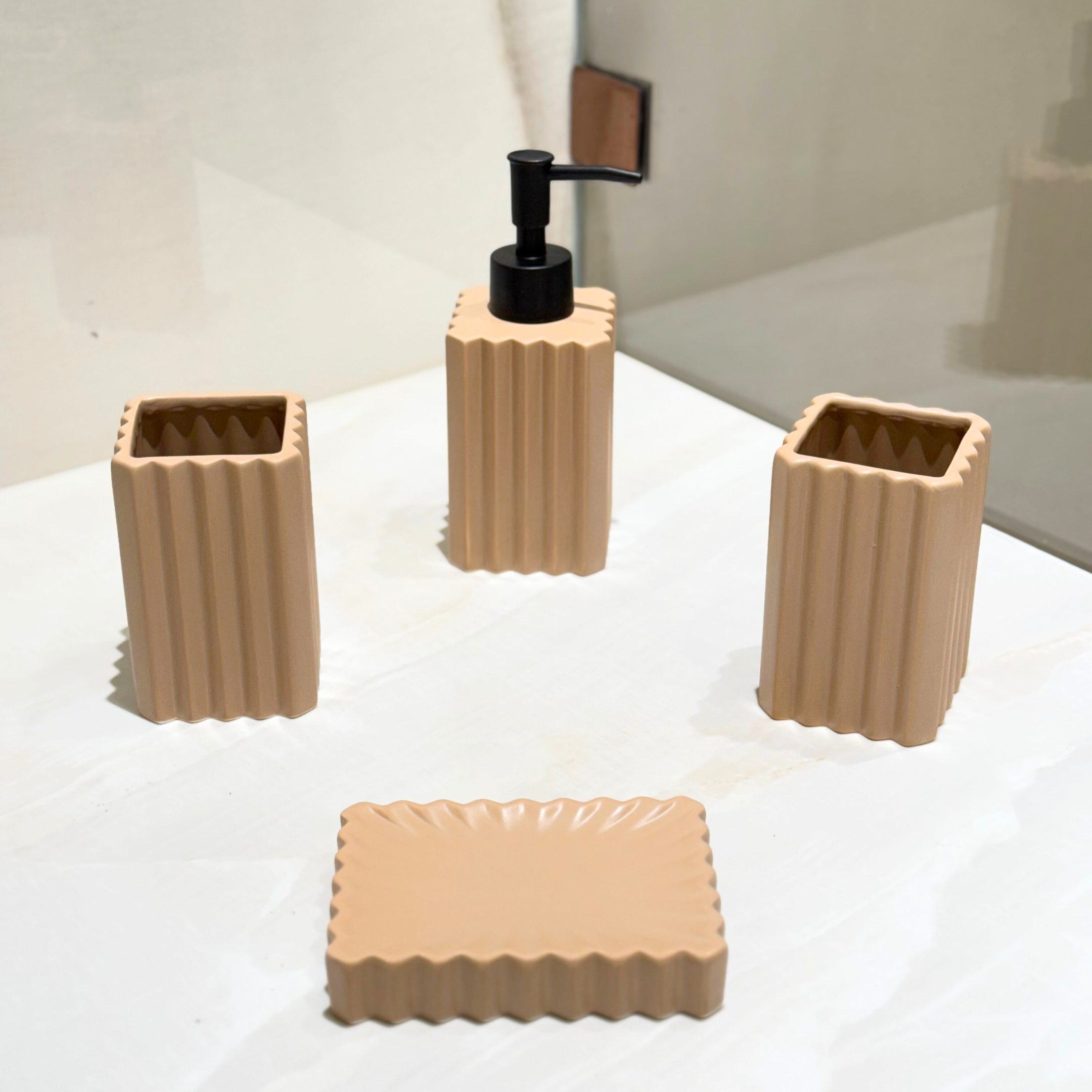 Accessoires Salle de Bain 4 pièces