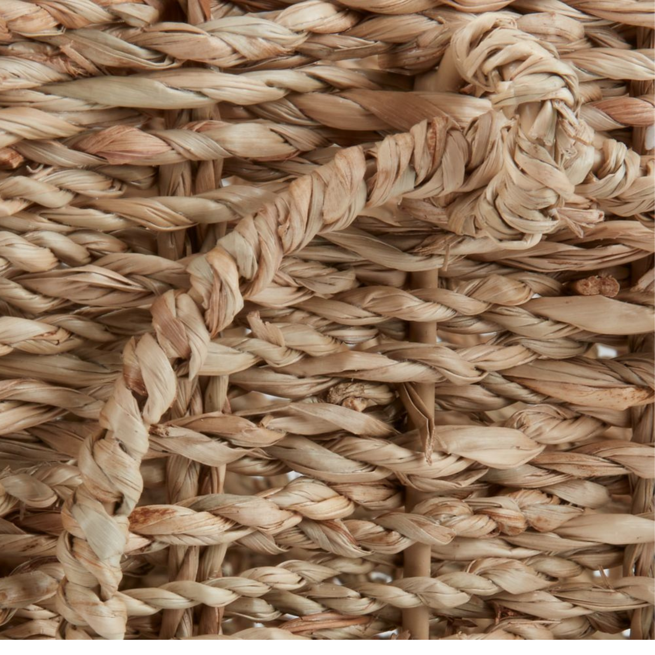 Panier de rangement naturel en fibre naturelle