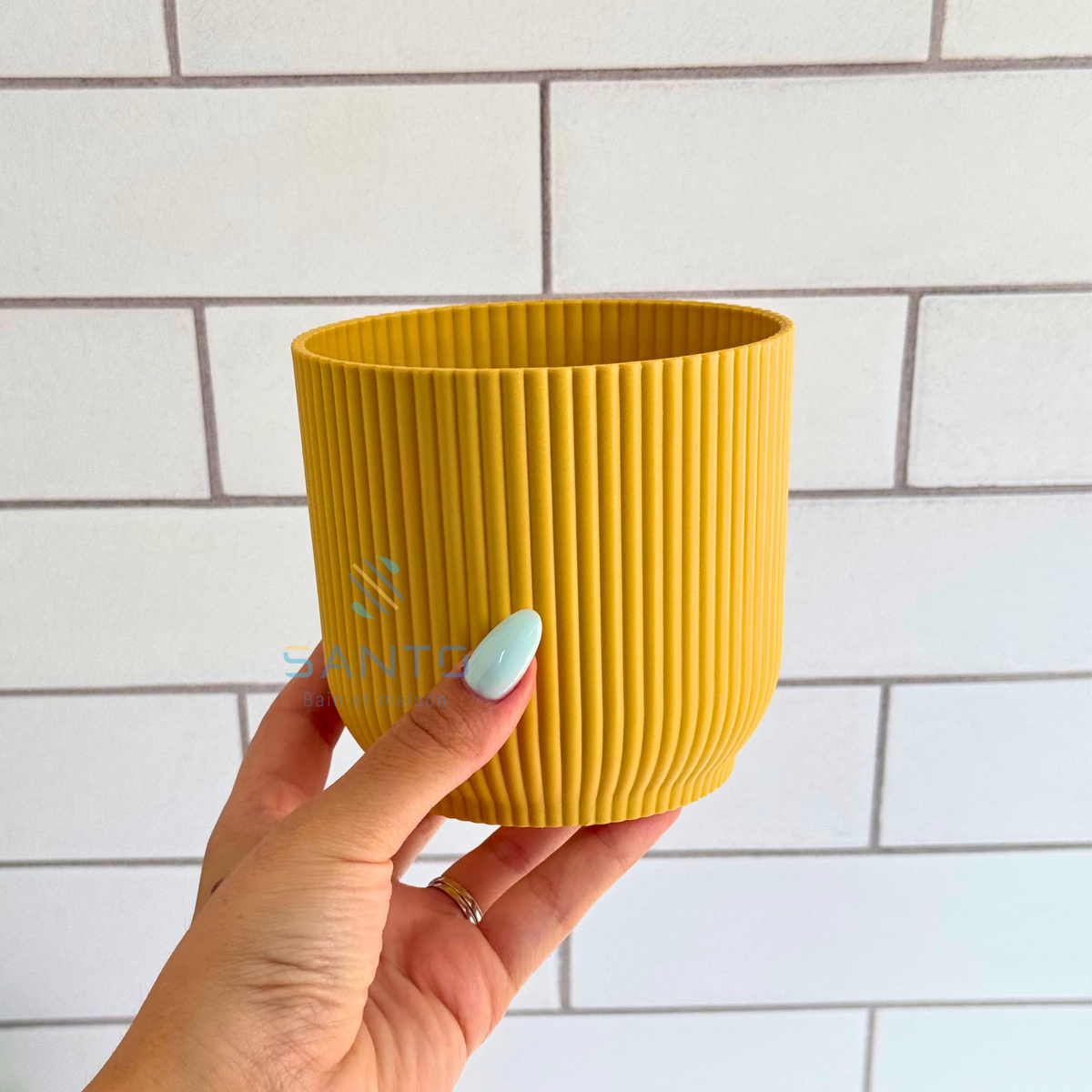 Pot multifonction en plastique rond