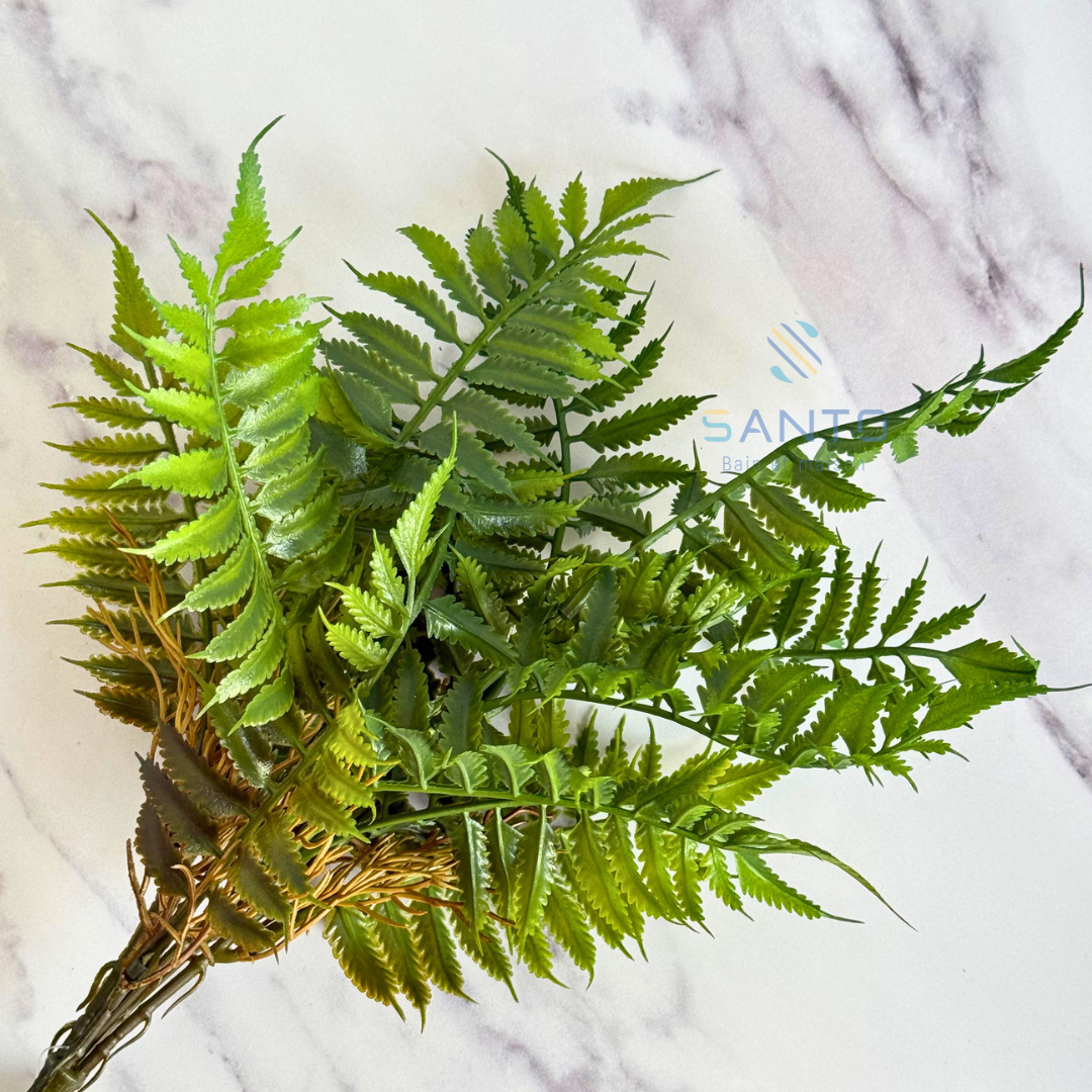 Fleur artificielle feuillage vert