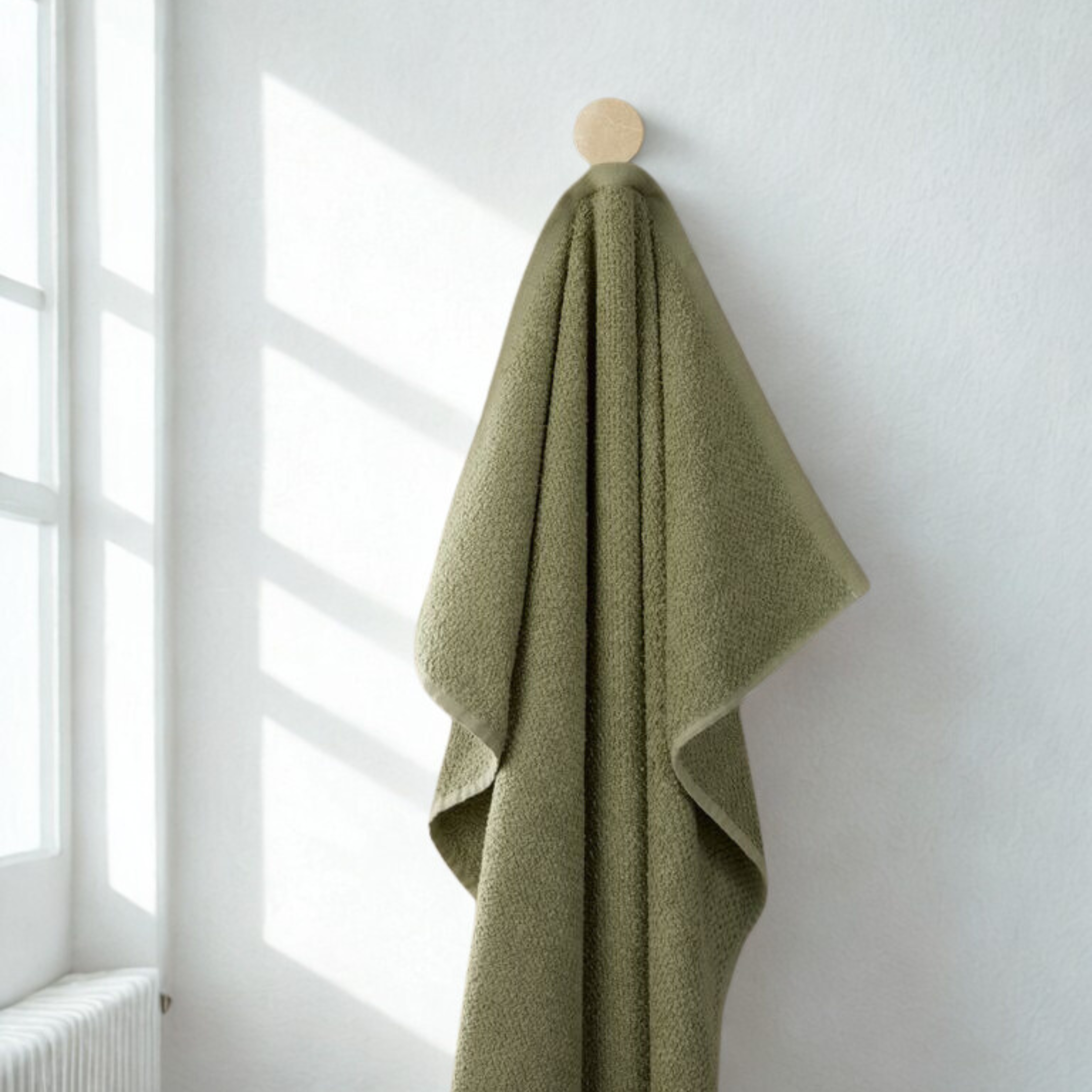 Serviette de toilette 50x90 cm vert sauge