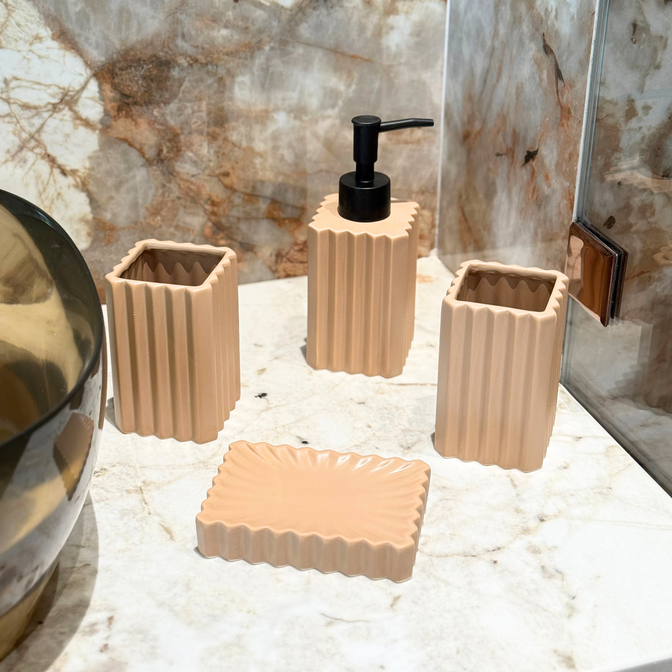 Accessoires Salle de Bain 4 pièces