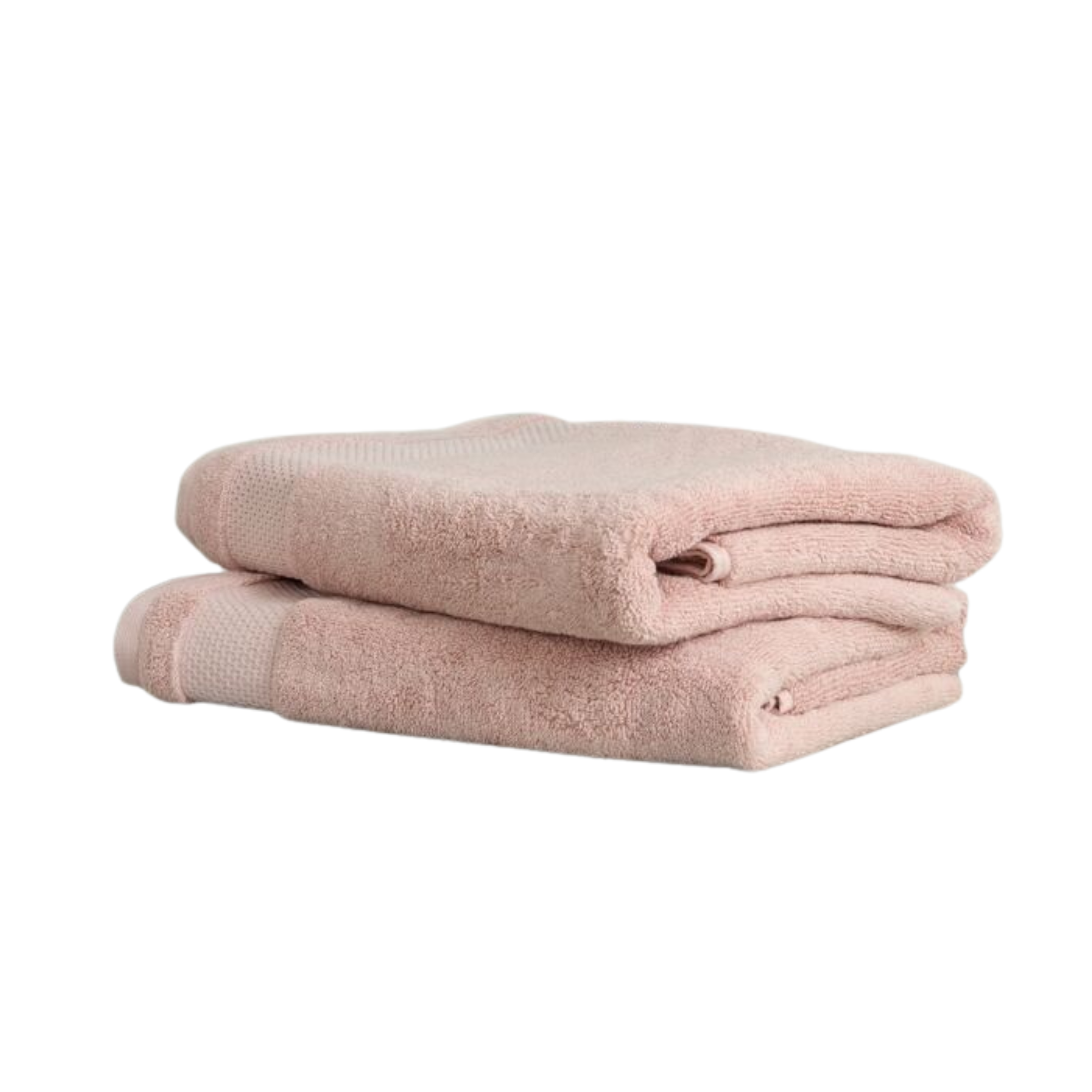 Serviette de toilette 50x100 cm rose poudré