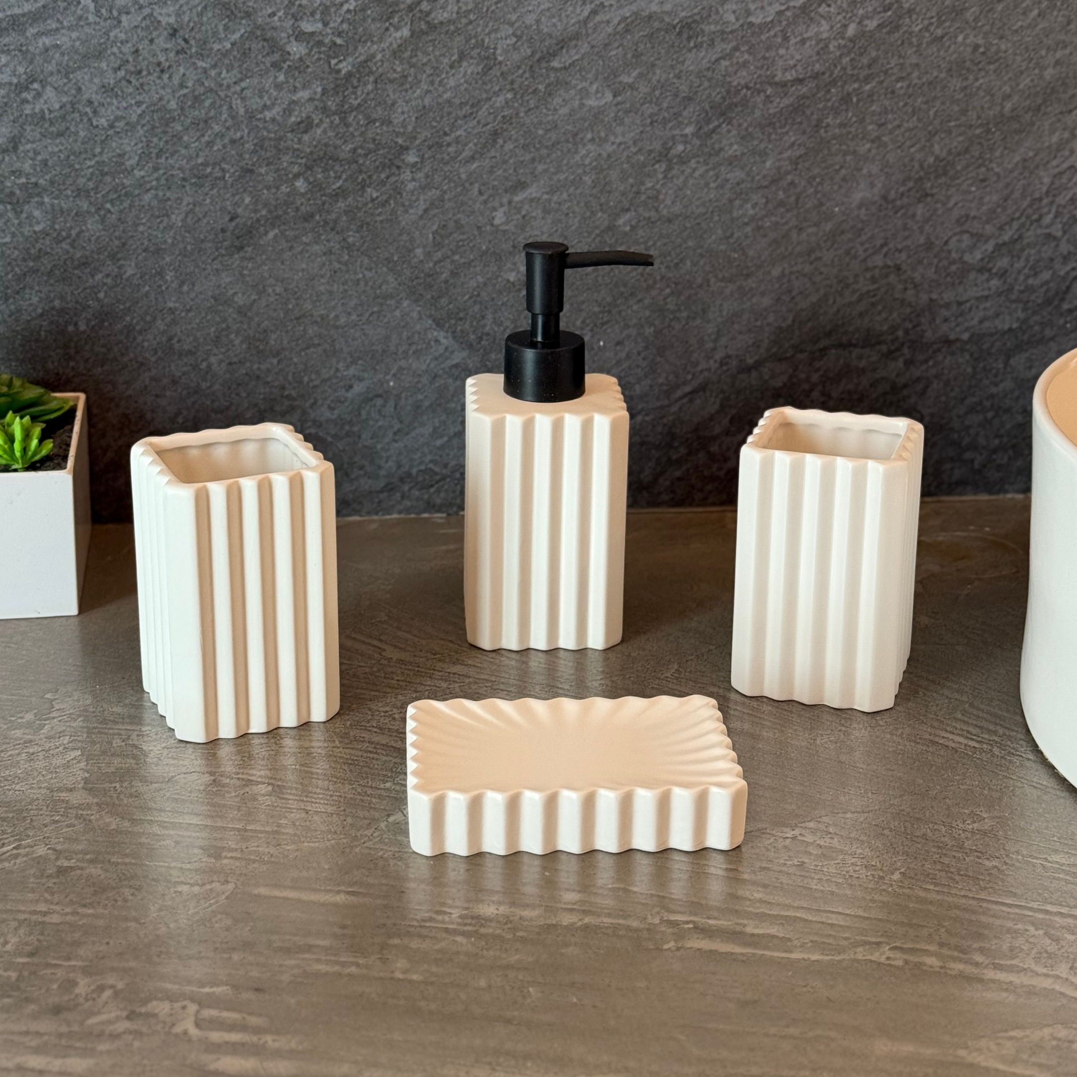 Accessoires Salle de Bain 4 pièces