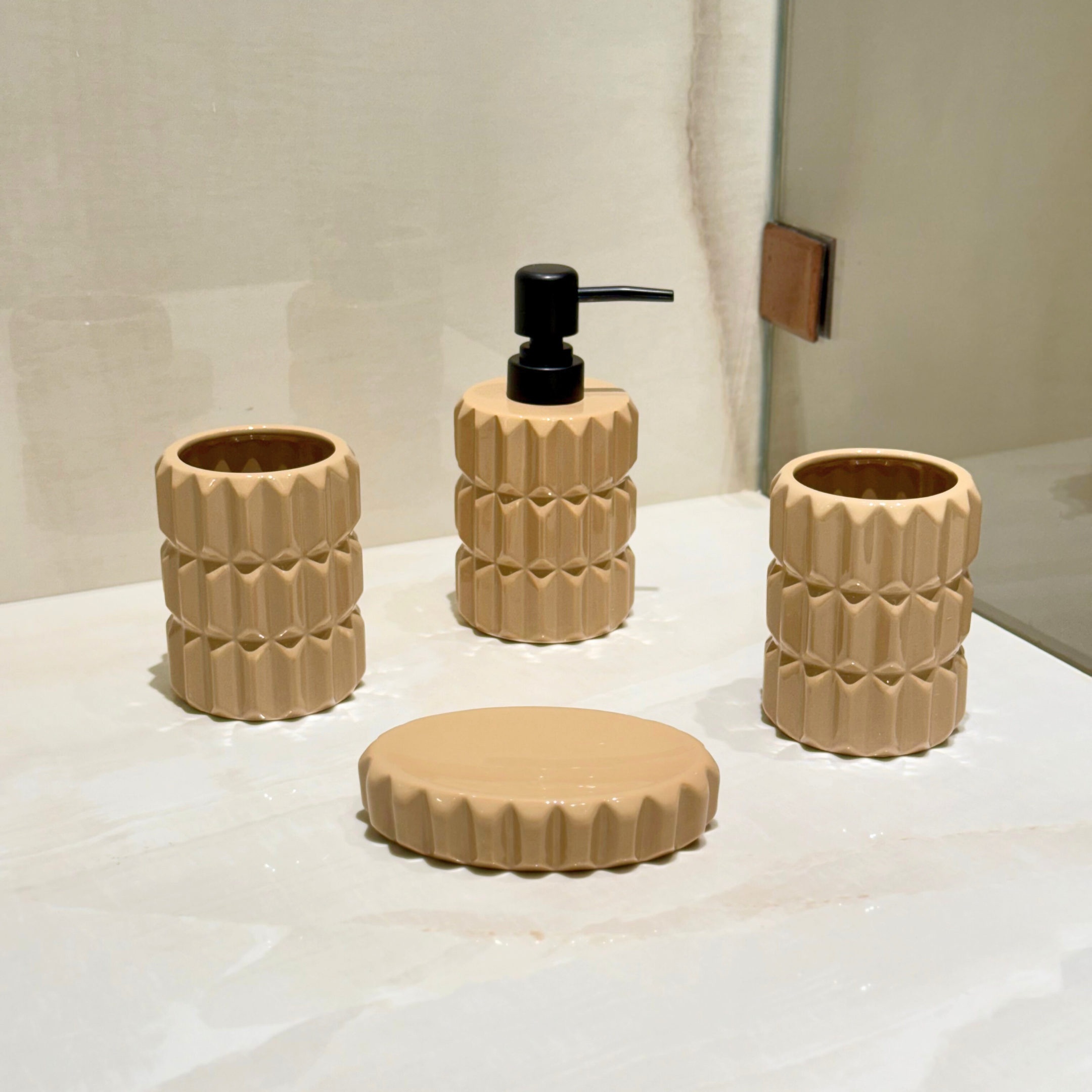 Accessoires Salle de Bain 4 pièces