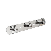 Porte-patère mural 3 crochets acier inoxydable