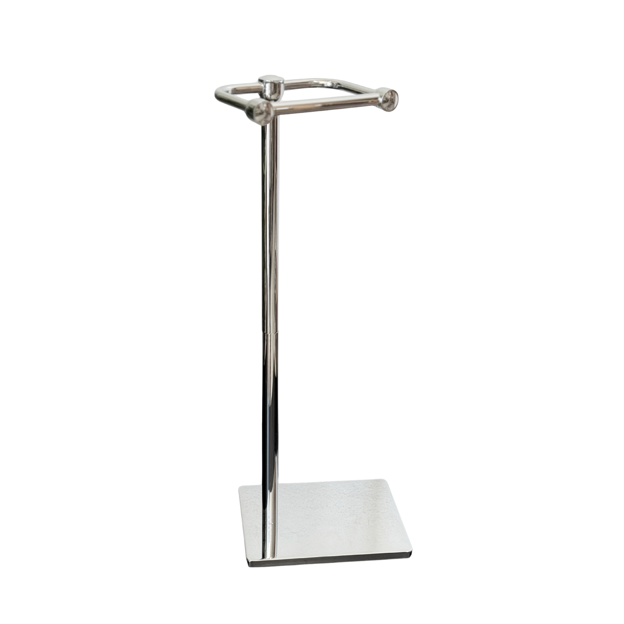 Porte-rouleau de papier toilette sur pied carré