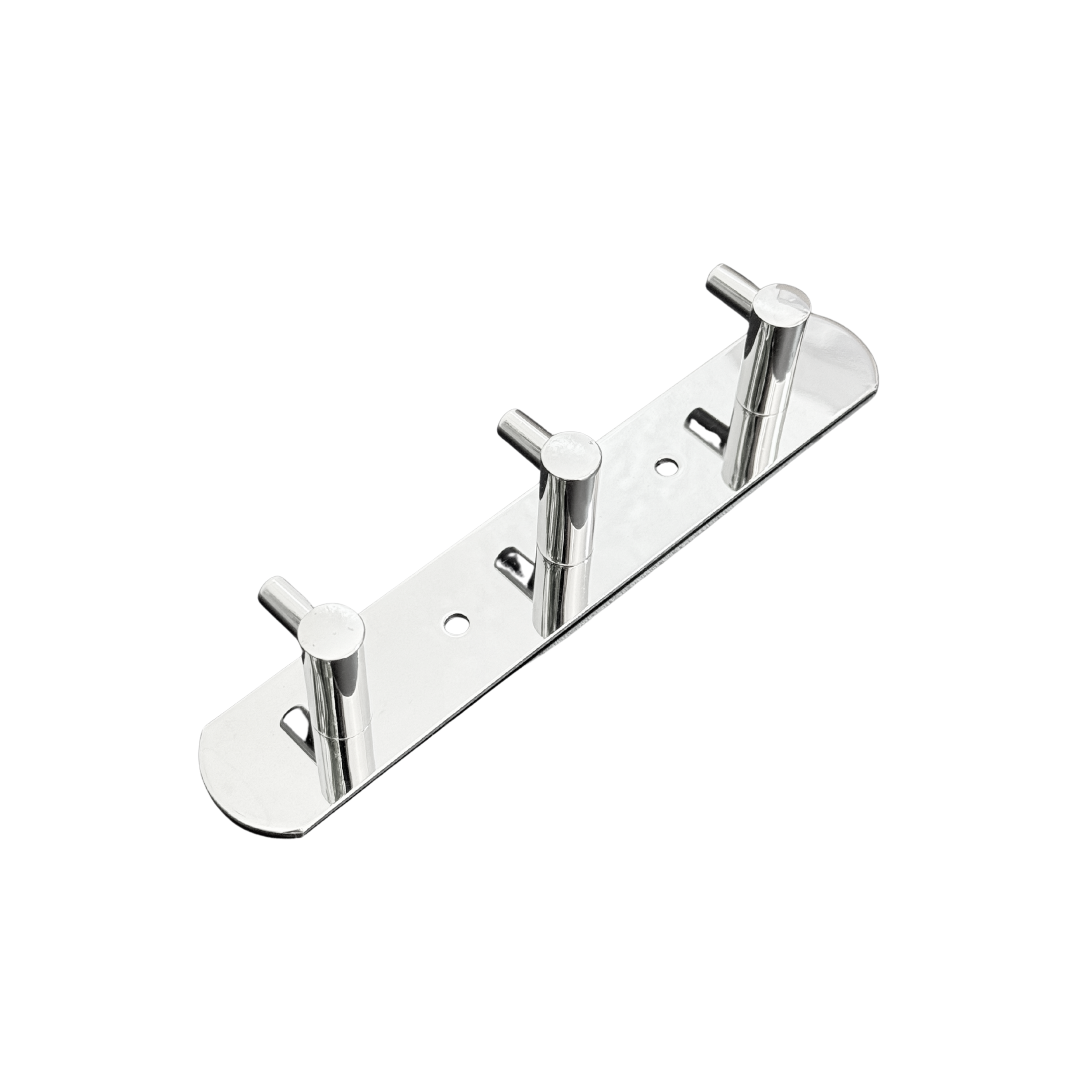 Porte-patère mural 3 crochets acier inoxydable