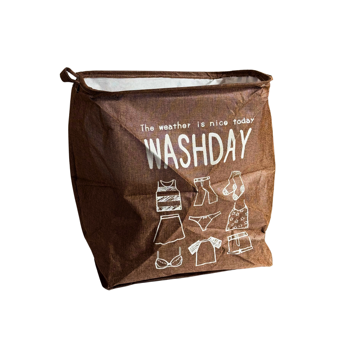 Panier à linge en tissu Washday