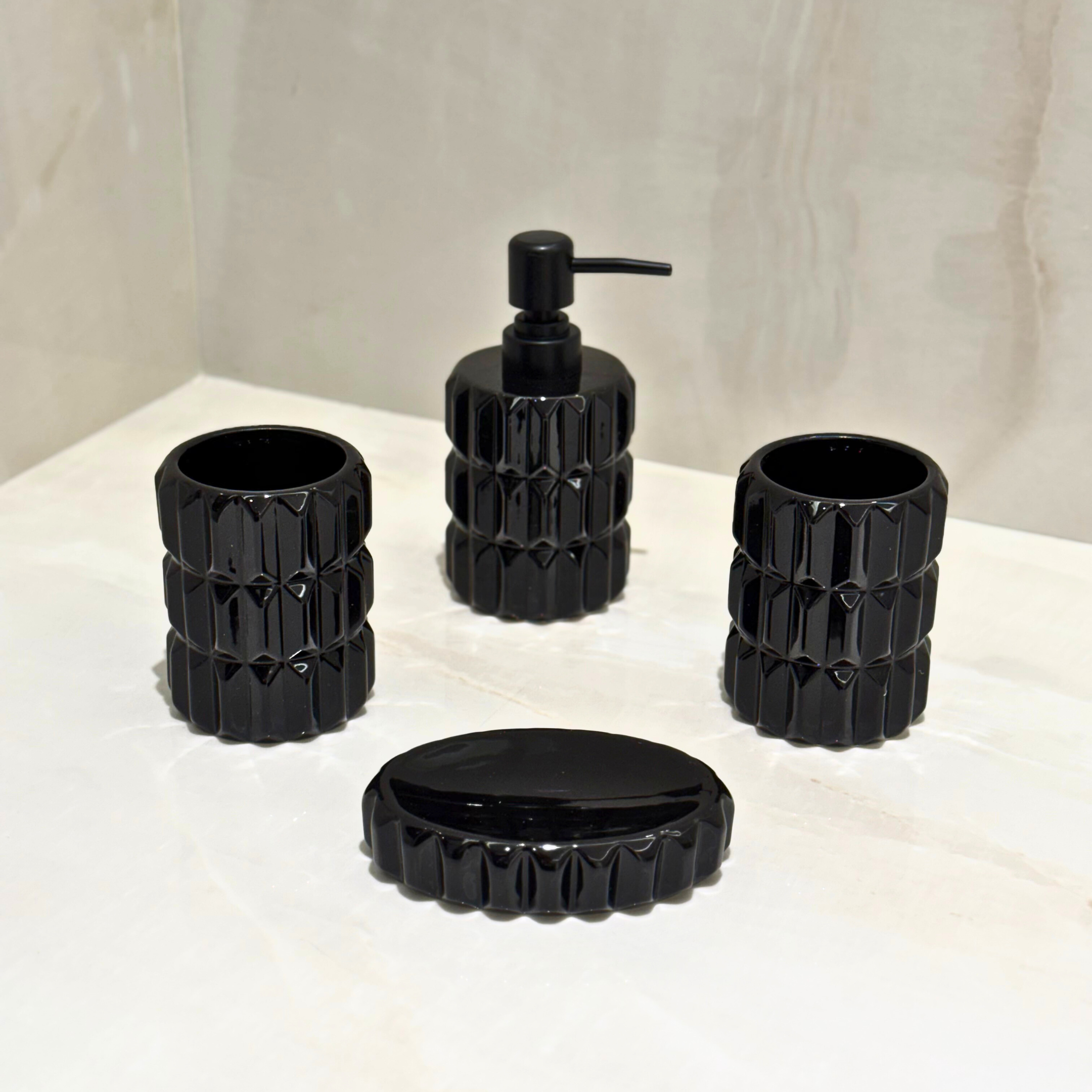 Accessoires Salle de Bain 4 pièces