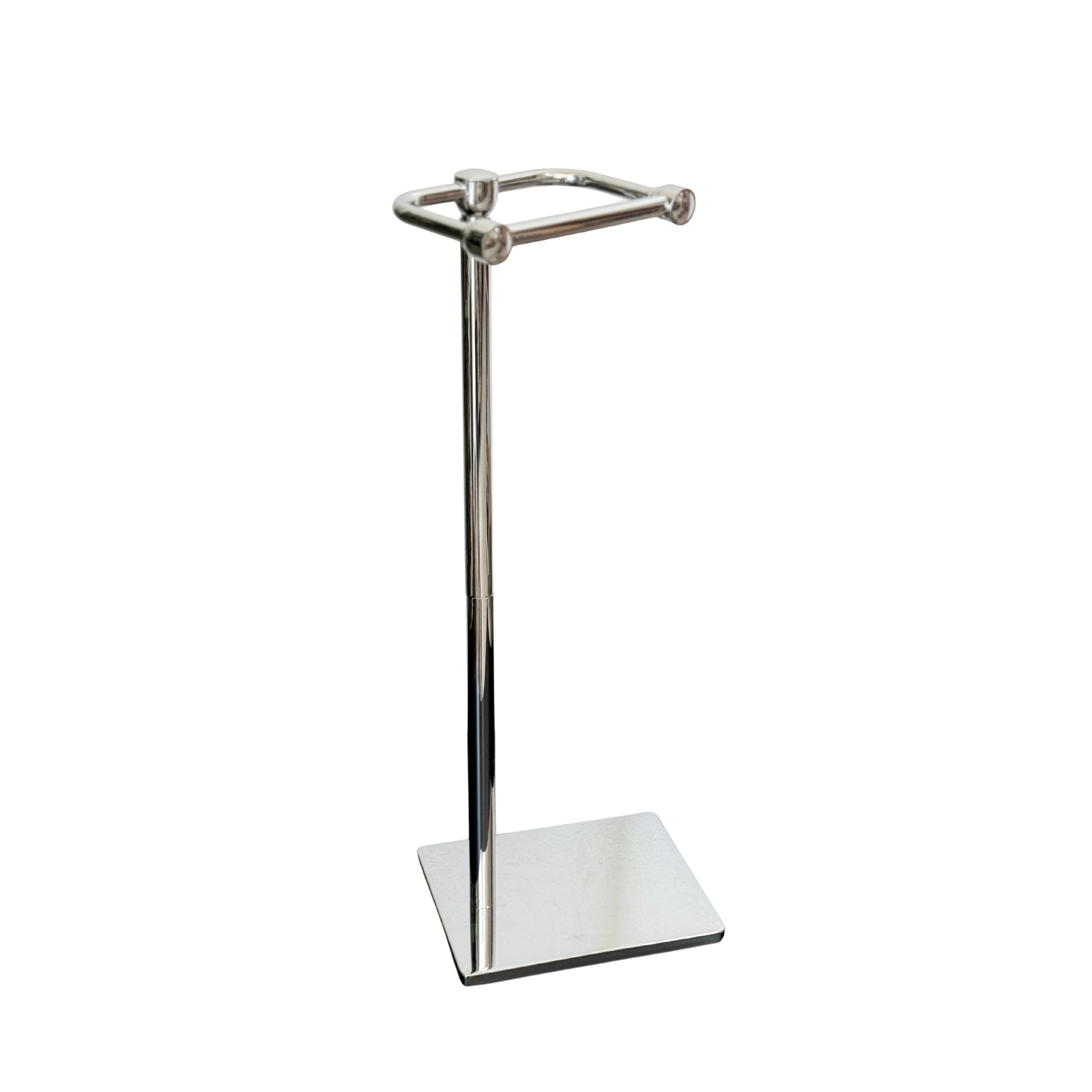 Porte-rouleau de papier toilette sur pied carré