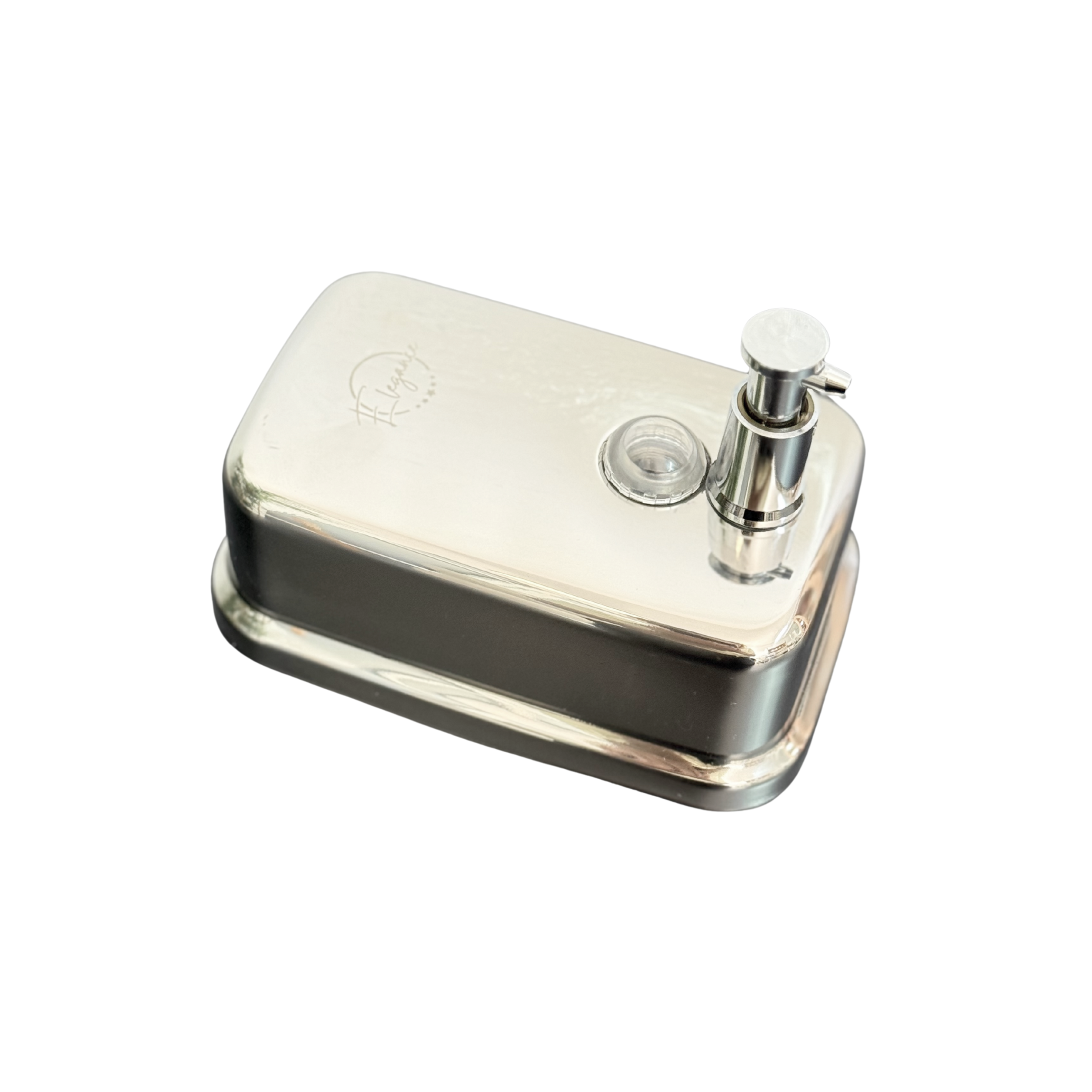 Distributeur de savon liquide mural chrome 500ml