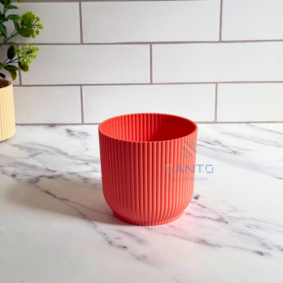 Pot multifonction en plastique rond