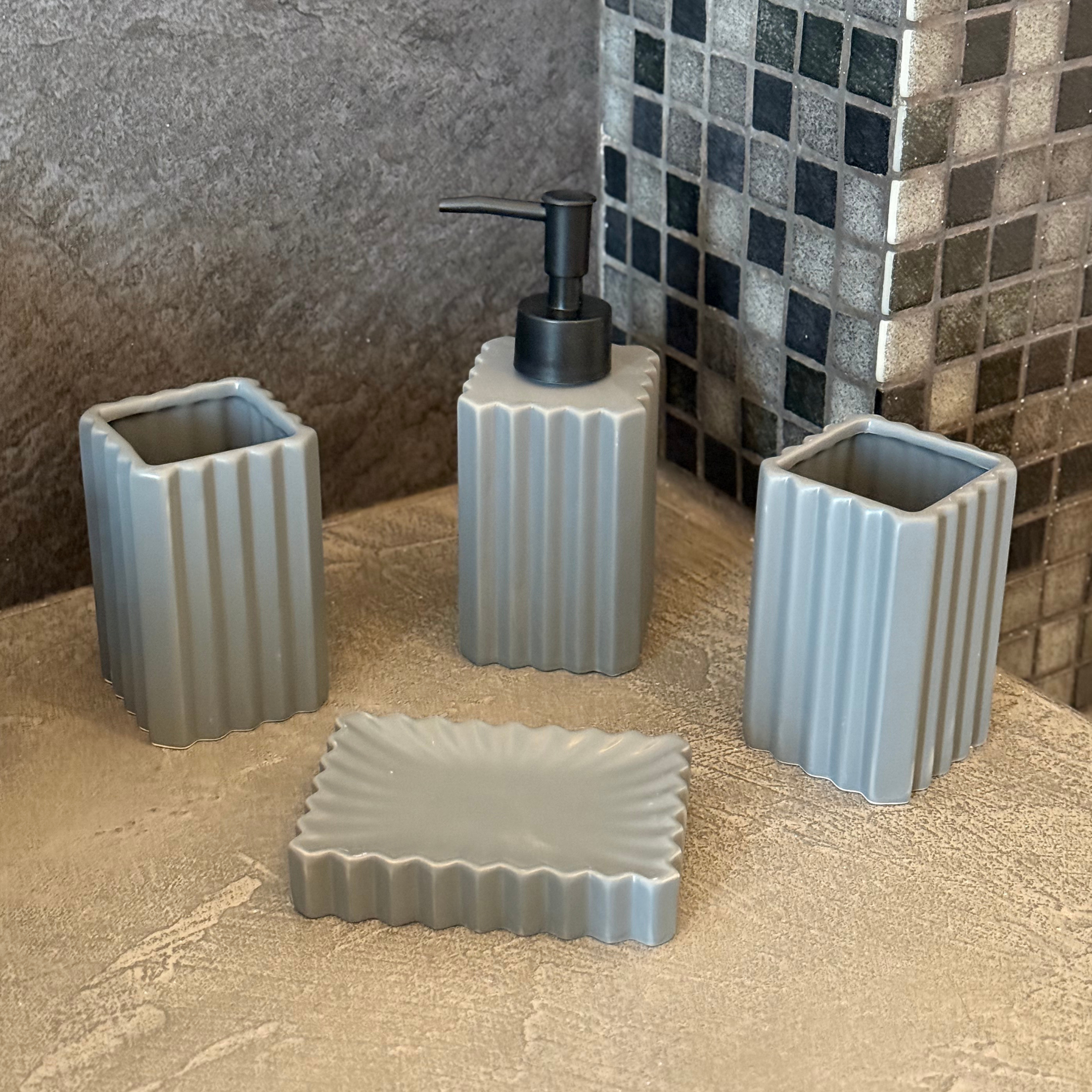 Accessoires Salle de Bain 4 pièces