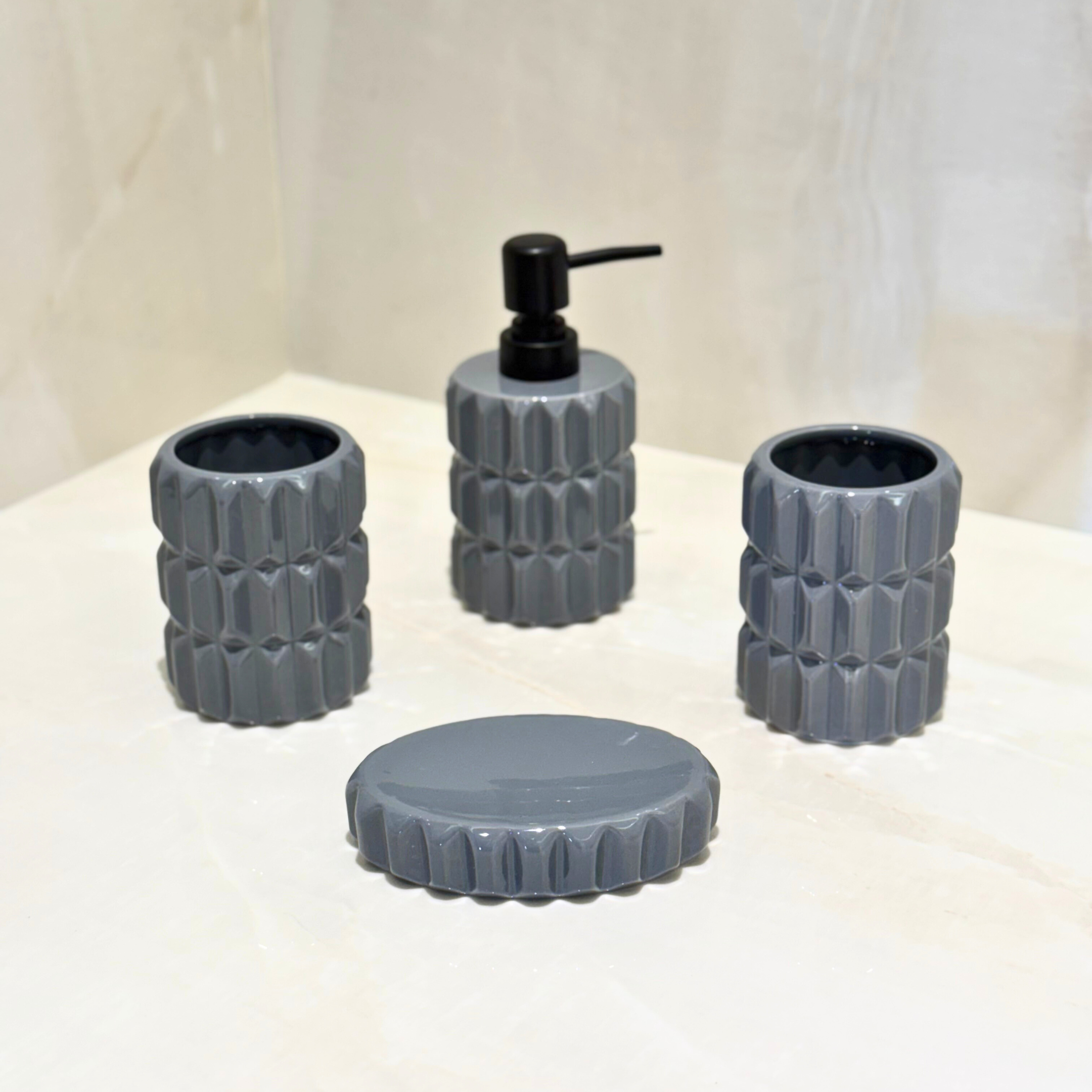 Accessoires Salle de Bain 4 pièces