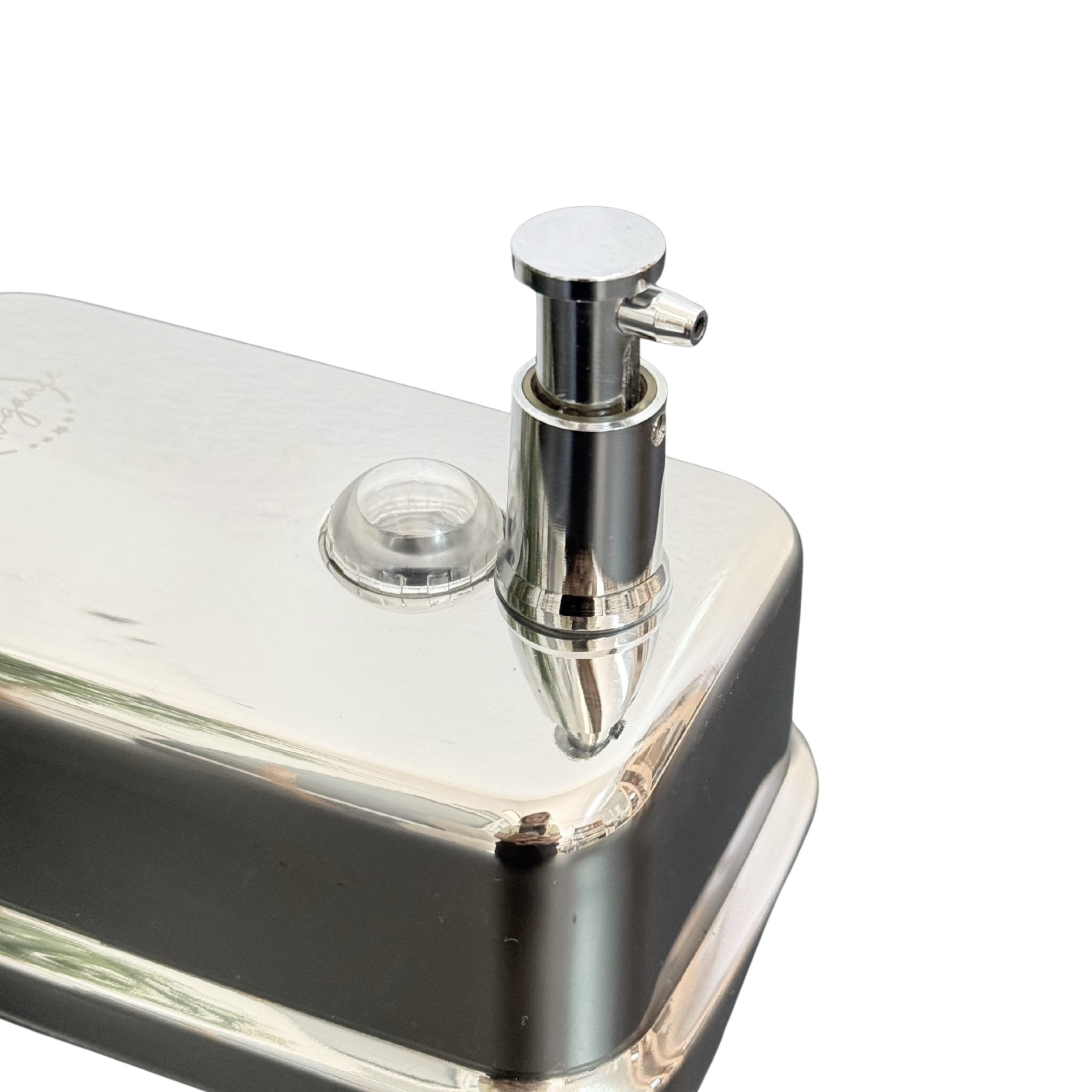 Distributeur de savon liquide mural chrome 500ml