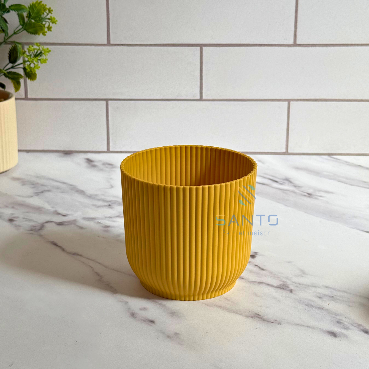 Pot multifonction en plastique rond