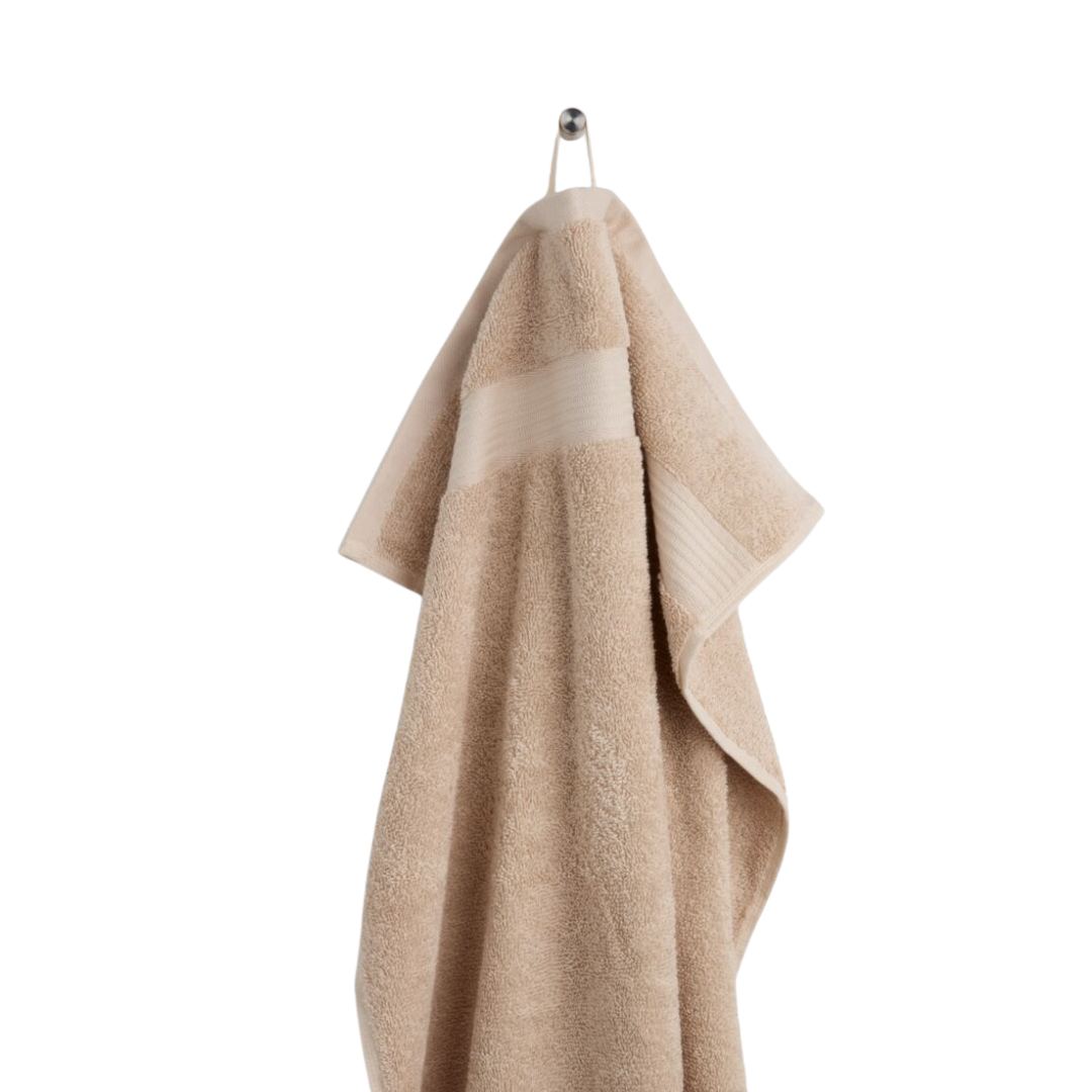 Serviette de toilette 30x50 cm Beige sable