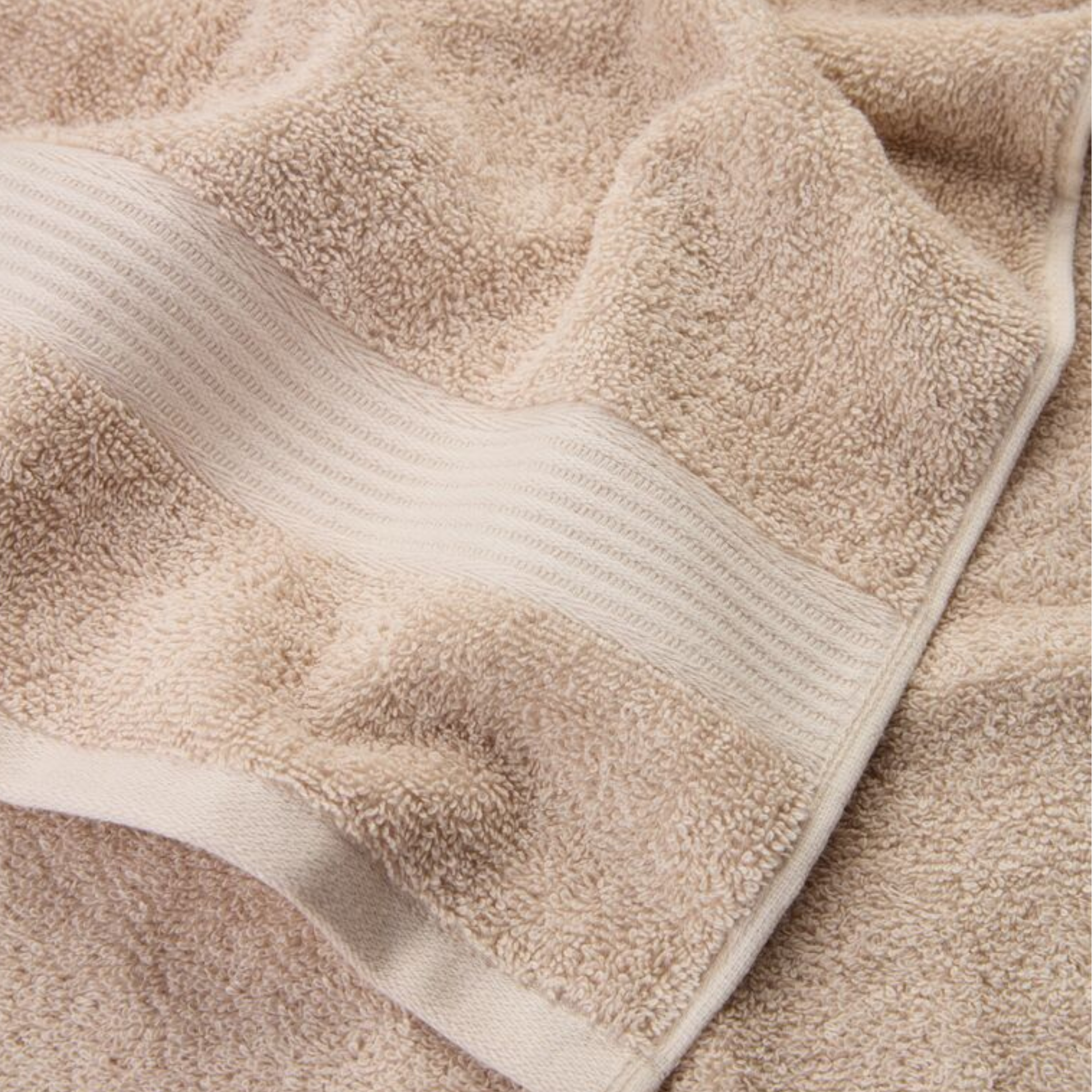 Serviette de toilette 30x50 cm Beige sable