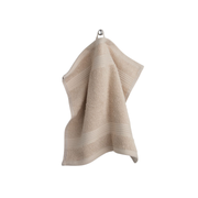 Serviette carrée visage 28x30 cm beige sable