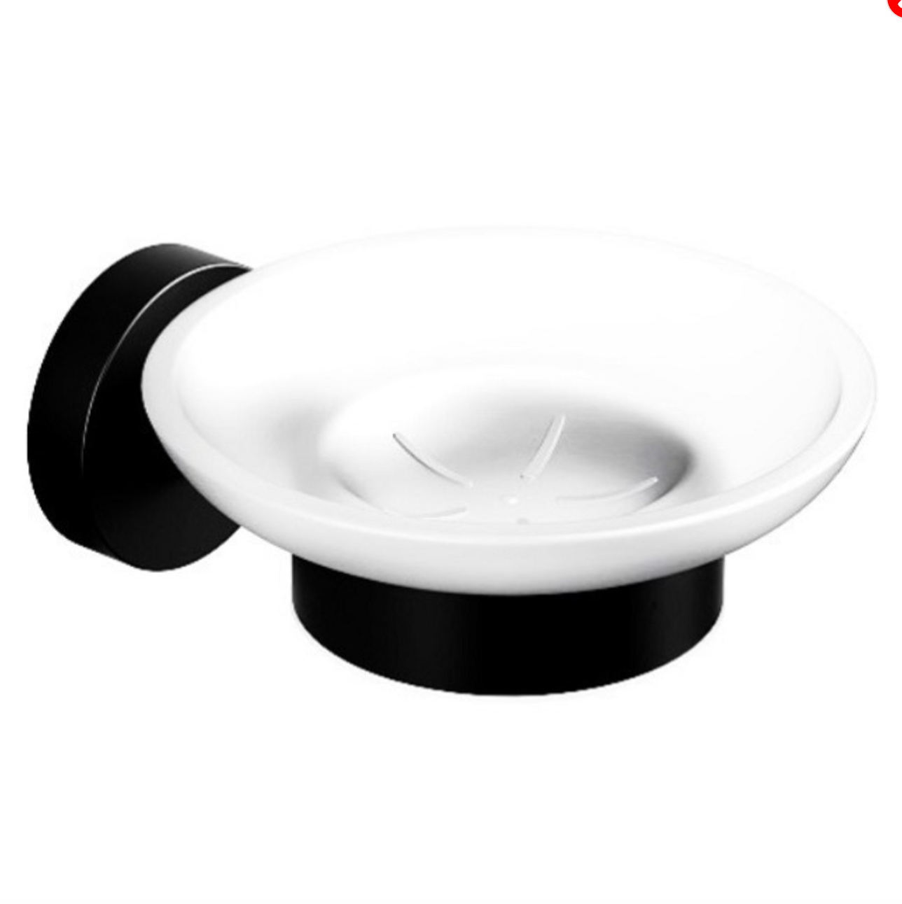 Porte-savon mural noir mat – REMER