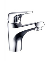 LECCE Mitigeur Lavabo Chromé — Robinet Vasque Mono-Commande Salle de Bain