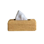 Boîte à mouchoirs en raphia - sans base