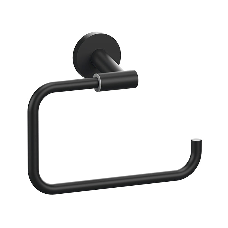 Porte-serviette mural ouvert noir mat - REMER