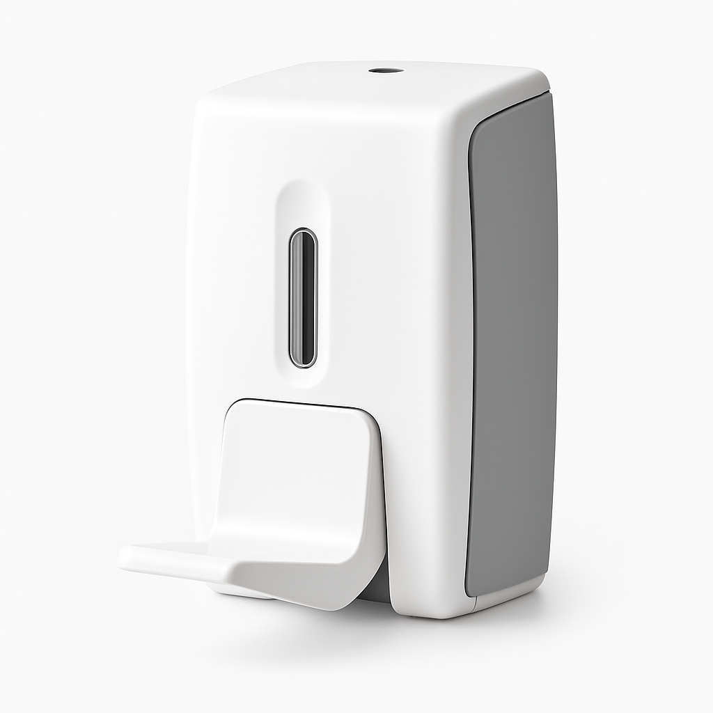 Distributeur de savon liquide mural blanc